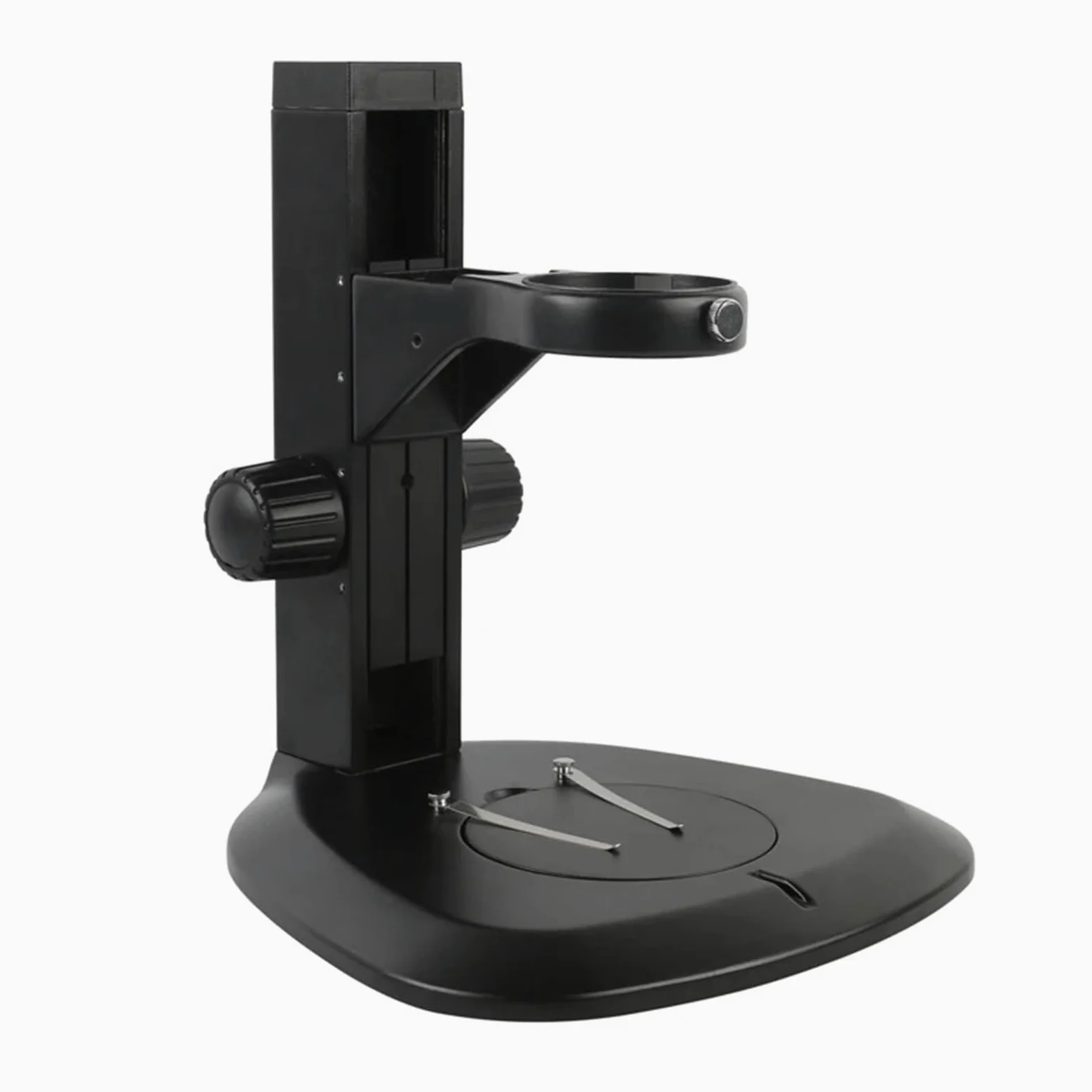 Gradilla para tubos de ensayo Microscopio trinocular de brazo vertical, microscopio estereoscópico, soporte de mesa de trabajo integrado ajustable