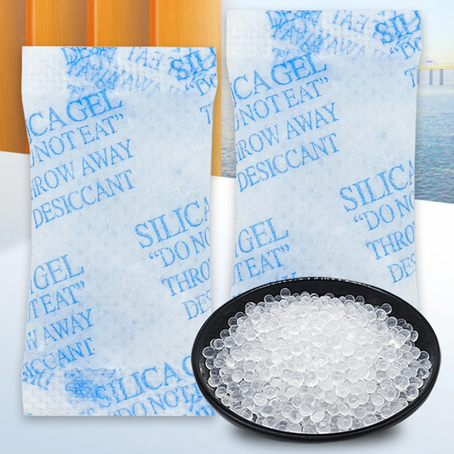 Silica Gel Sachets Desiccant Packets Moisture Absorbing Bags Multipurpose Drying Agent for Camera Lenses Clothing Shoes