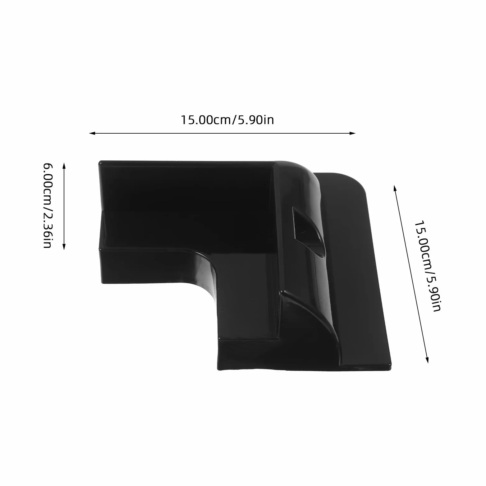 Mikinona Soporte para Panel Solar sin Taladros, Kit de Montaje para Autocaravana y Barco, 4 Piezas Negras, Estructura Elevada para Flujo de Aire, Resistente y Protección de Esquinas