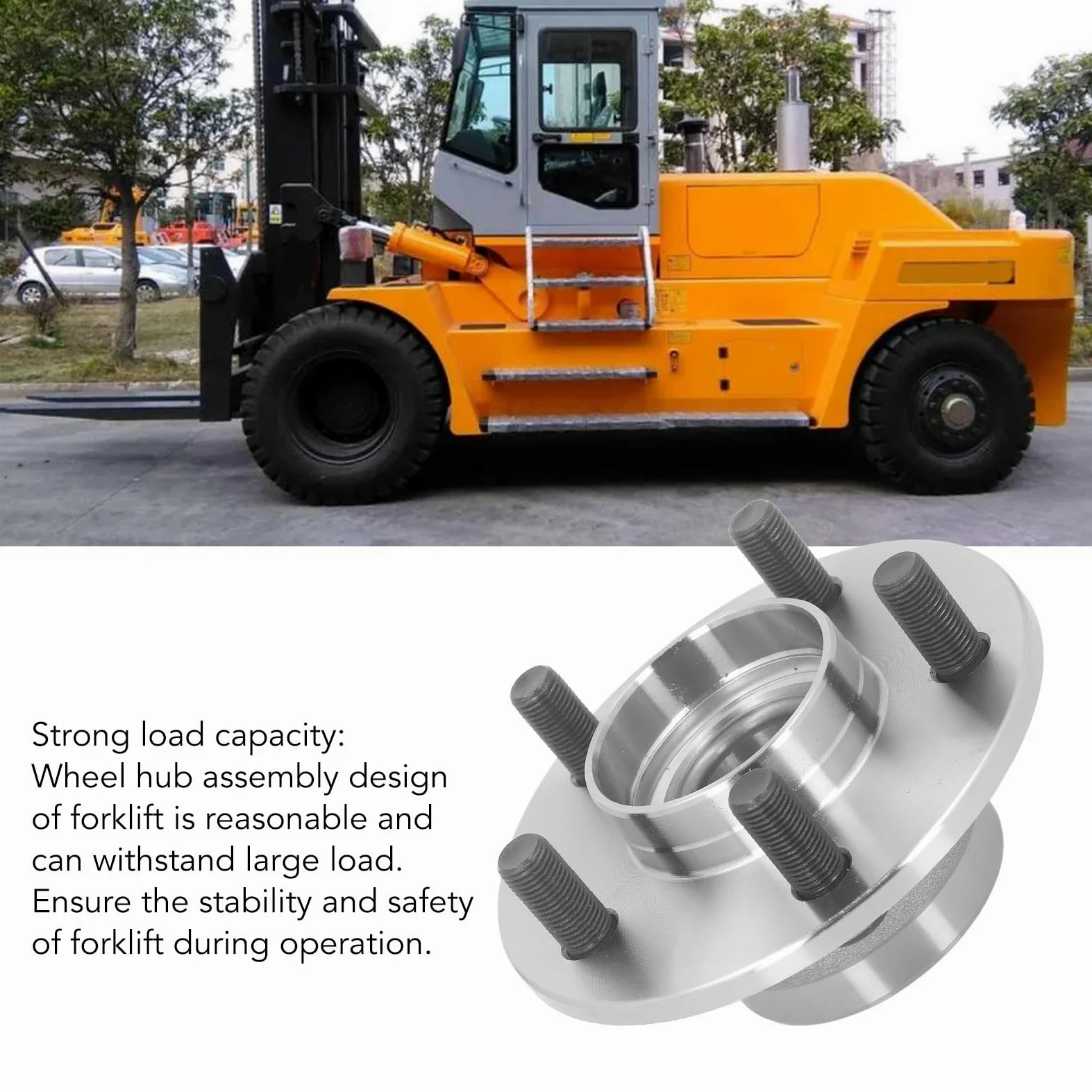 Capacidad de carga fuerte del acero de aleación resistente del conjunto del cubo de rueda de la carretilla elevadora para E14 16 18 20 335