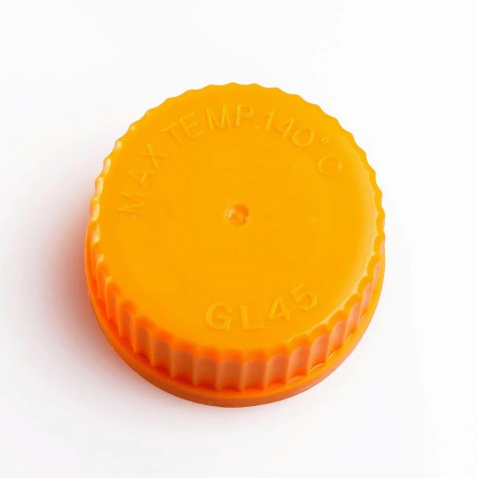 Matraz Erlenmeyer Graduado de Borosilicato, Matraz de Vidrio GG-17 Graduado de 250, 500 y 1000 ml con tapón de Rosca Naranja, cristalería de Laboratorio for experimentos(1000ml Small Port)
