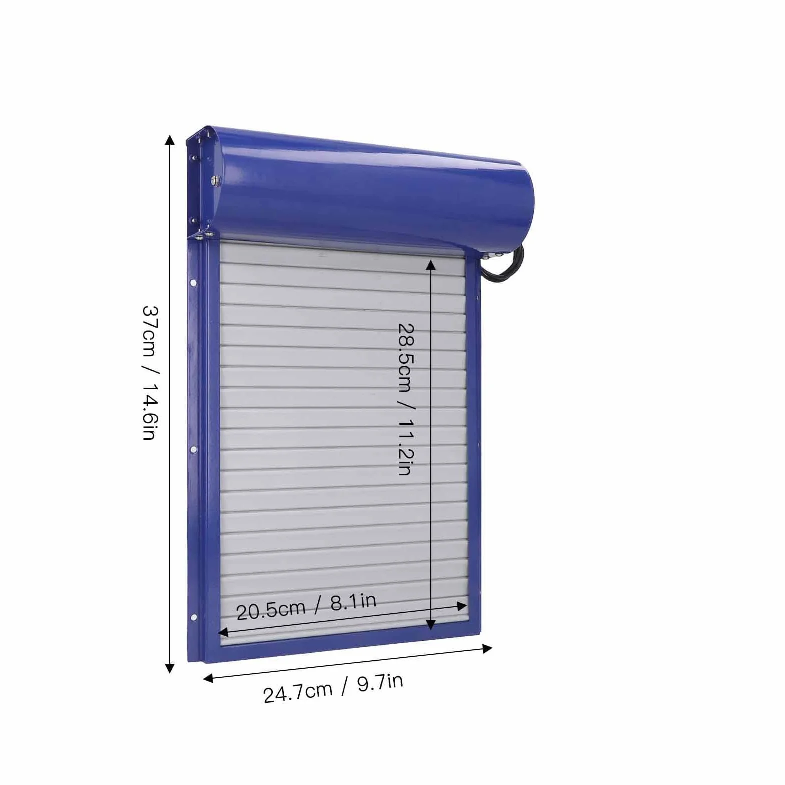 Puerta automatica para gallinero, Puerta para gallinero Multi Modos con Temporizador programable, Puerta para gallinero de aleacion de Aluminio con persiana Enrollable para Granjas