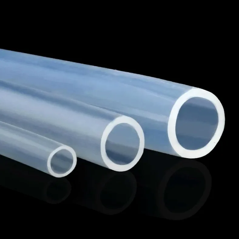 Manguera de tubo de silicona transparente de grado alimenticio insípido resistente a altas temperaturas dispensador de agua bomba peristáltica hogar-5 metros-ID17x OD22mm