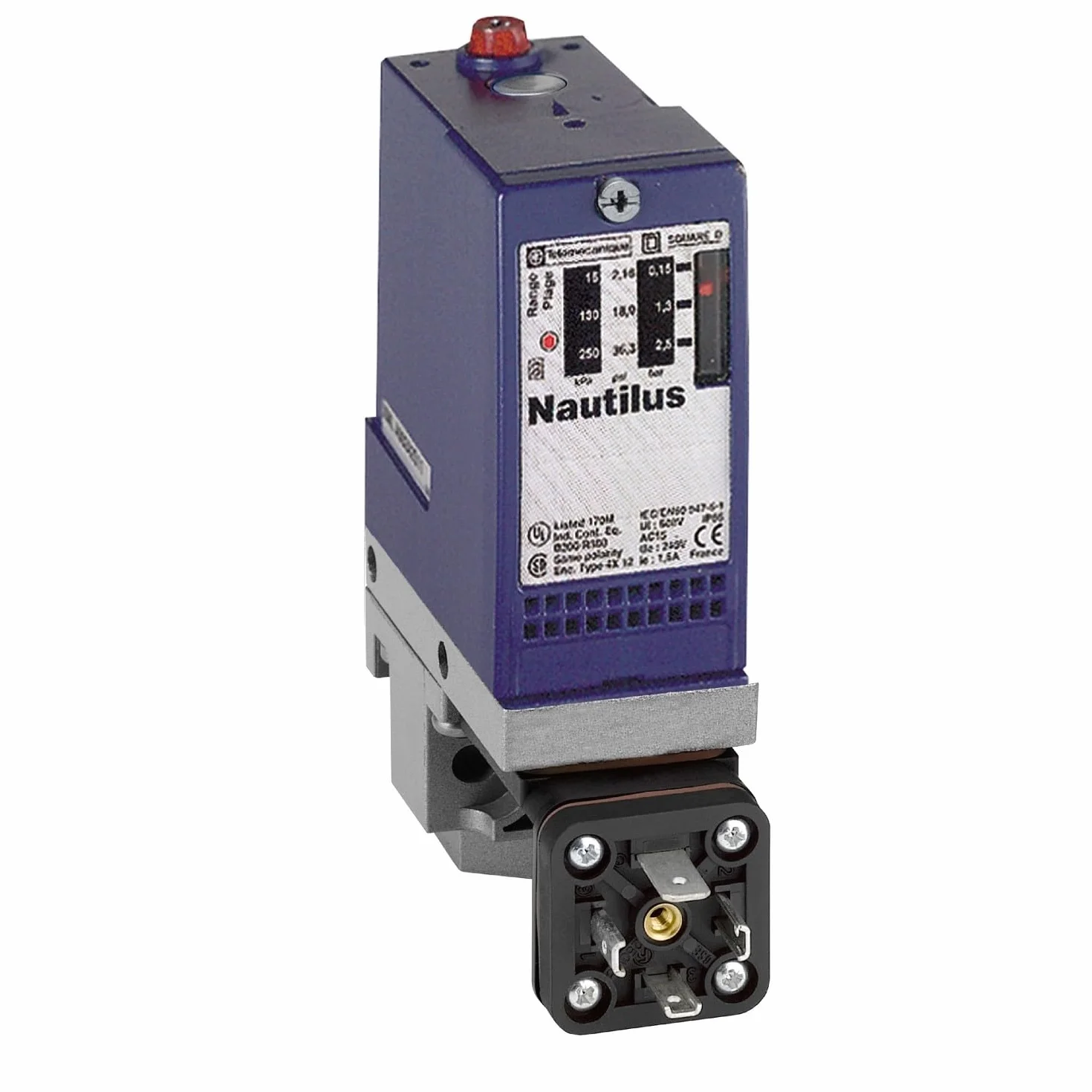 Schneider Electric XMLA300D2C11 Sensor de Presión XMLA 300 bar, Fijo, Límite 1 Escala, 1 C/O