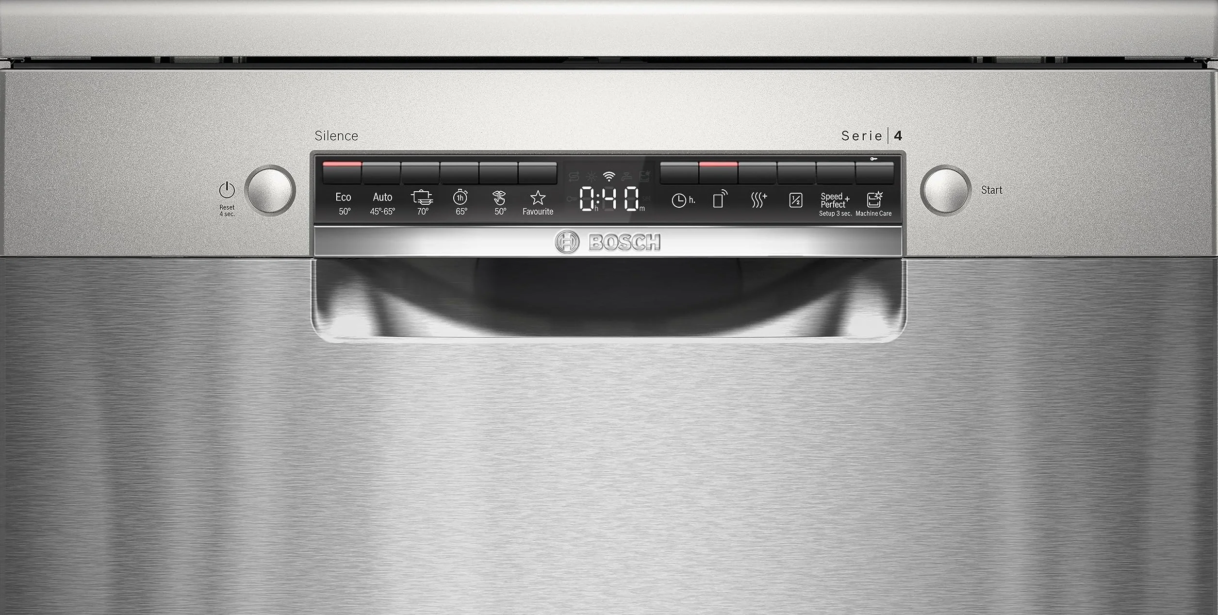 Bosch Lavavajillas Libre Instalación Serie 4 60 cm 14 Servicios Motor Eco Silence Home Connect SMS4HMI07E