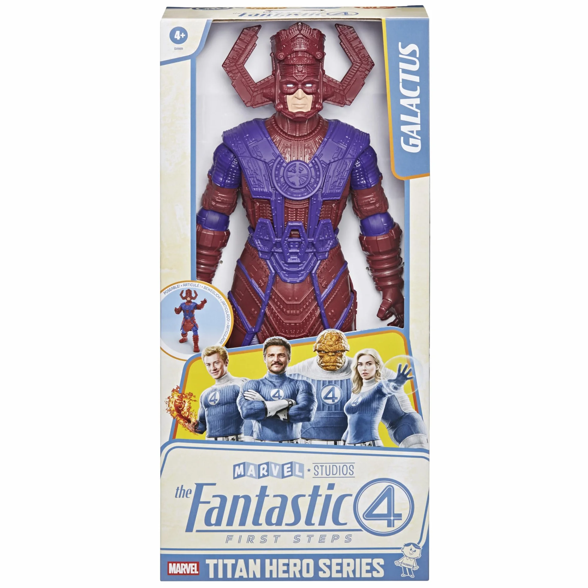 Marvel Studios Titan Hero Series Los 4 Fantásticos: Primeros Pasos Figura de acción Galactus