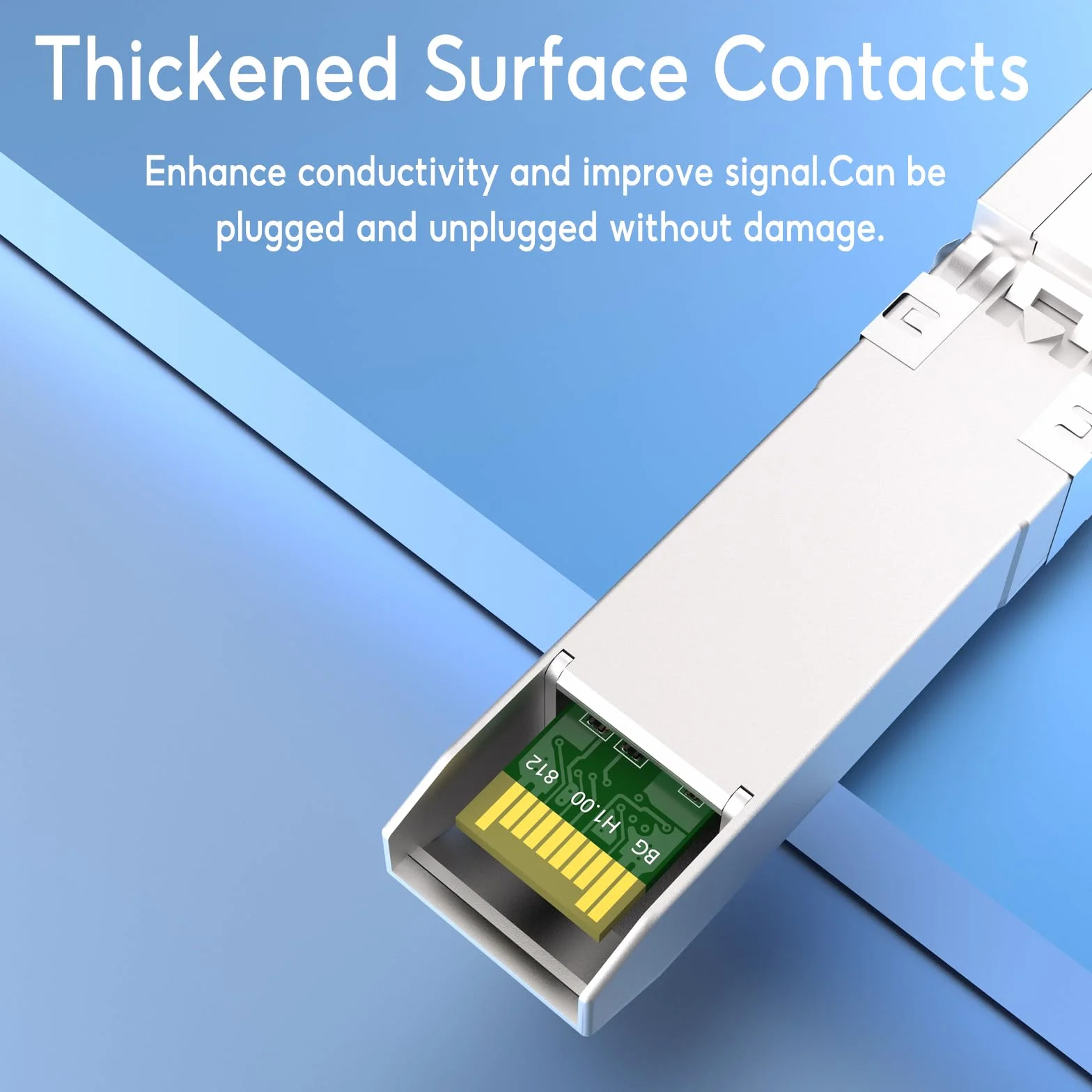 Sodola Módulo SFP+ 10GBase-T RJ45 Transceptor de Cobre 10G SFP a RJ45, Compatible con Ubiquiti, TP-Link, Mikrotik