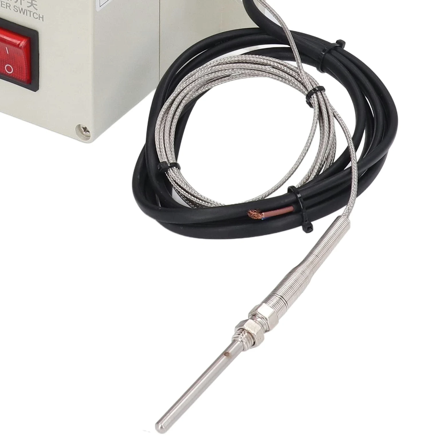 Termostato de Advertencia Automático con Alarma de Temperatura Intermitente, CA 220V para Laboratorio, Oficina y Almacén