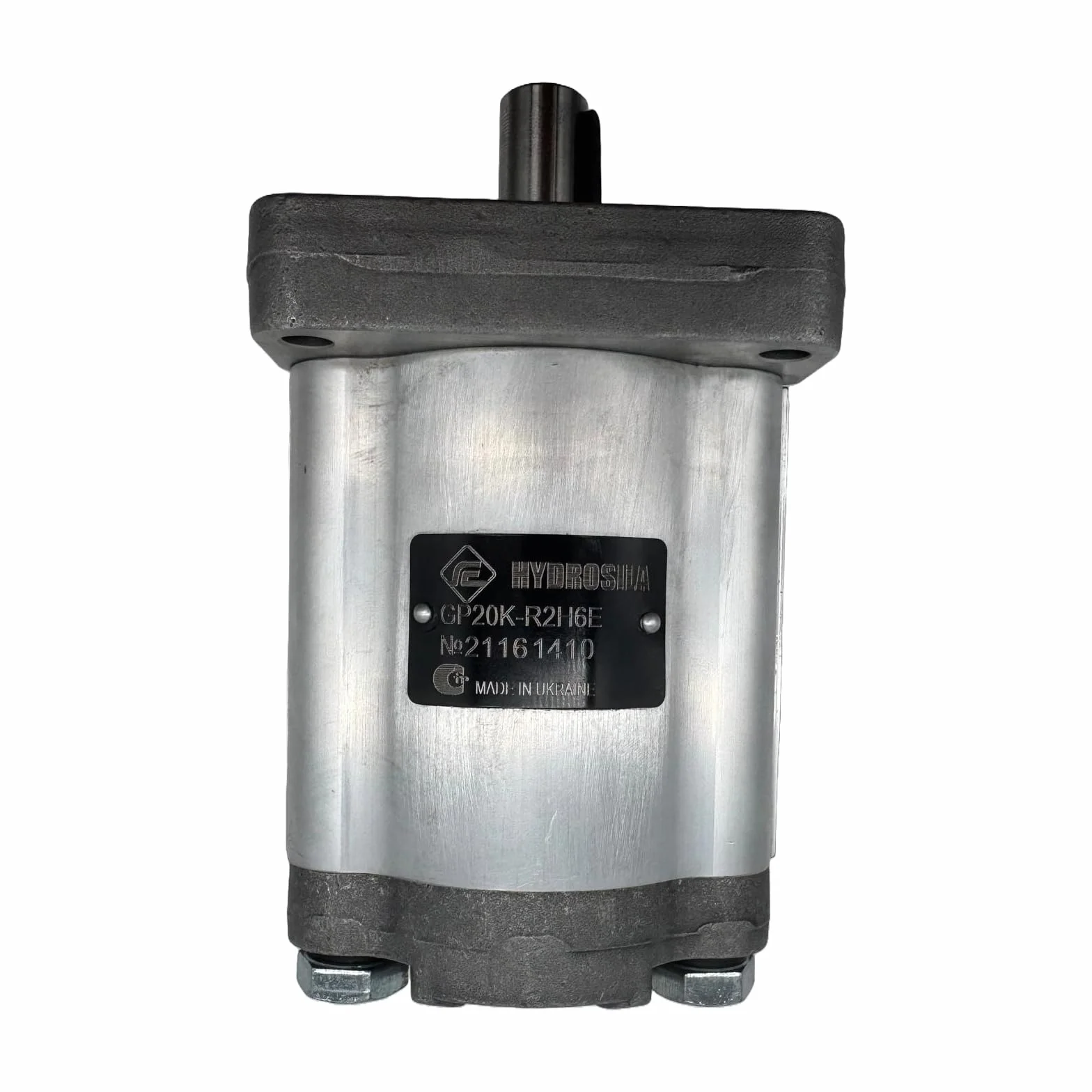 Bomba Hidráulica, Bomba de Enganajesm, 30 L/min (20cc/rev), 250 bar, Eje recto SAE, Puertos Brida de montaje europeo, marca Hydrosila. Bomba para Tractor, Bomba Grupo Hidráulico y/o Prensa Hidráulica.