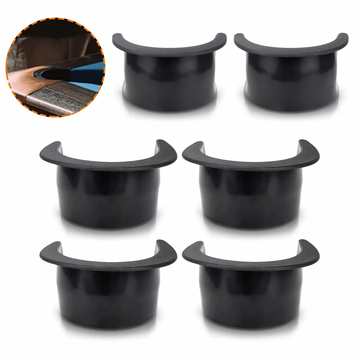 FERCAISH Forros de Agujeros de Billar, Juego de Accesorios de Plástico Duraderos para Mesa de Billar