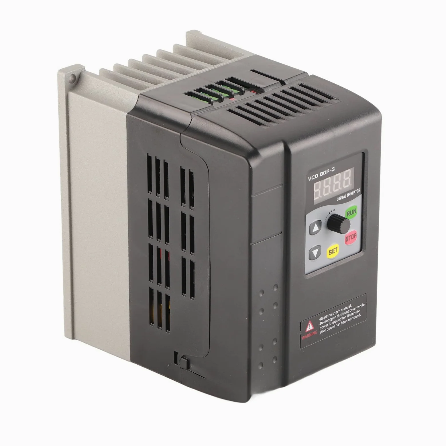 Convertidor Monofásico a Trifásico, Soporte de Variador de Frecuencia Variable Monofásico 220-240 V Ca Entrada Y Salida Trifásico 0-240 V Ca(2.2kw 9.5A)