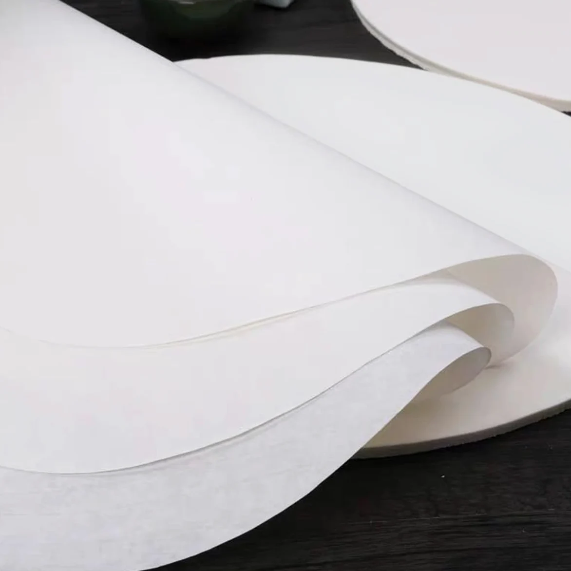Papel de Filtro Cualitativo, Papel de filtro cualitativo for partículas medianas, 100 unidades, hojas fibra algodón, varios tamaños(50cm Medium)