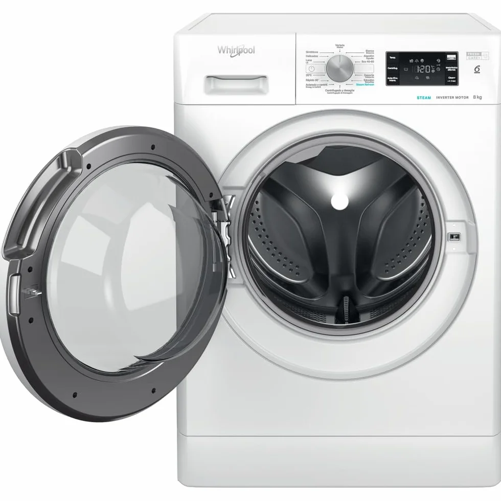 Whirlpool FFB 8258 WV SP Lavadora carga frontal 8 kg 1200 rpm Blanco