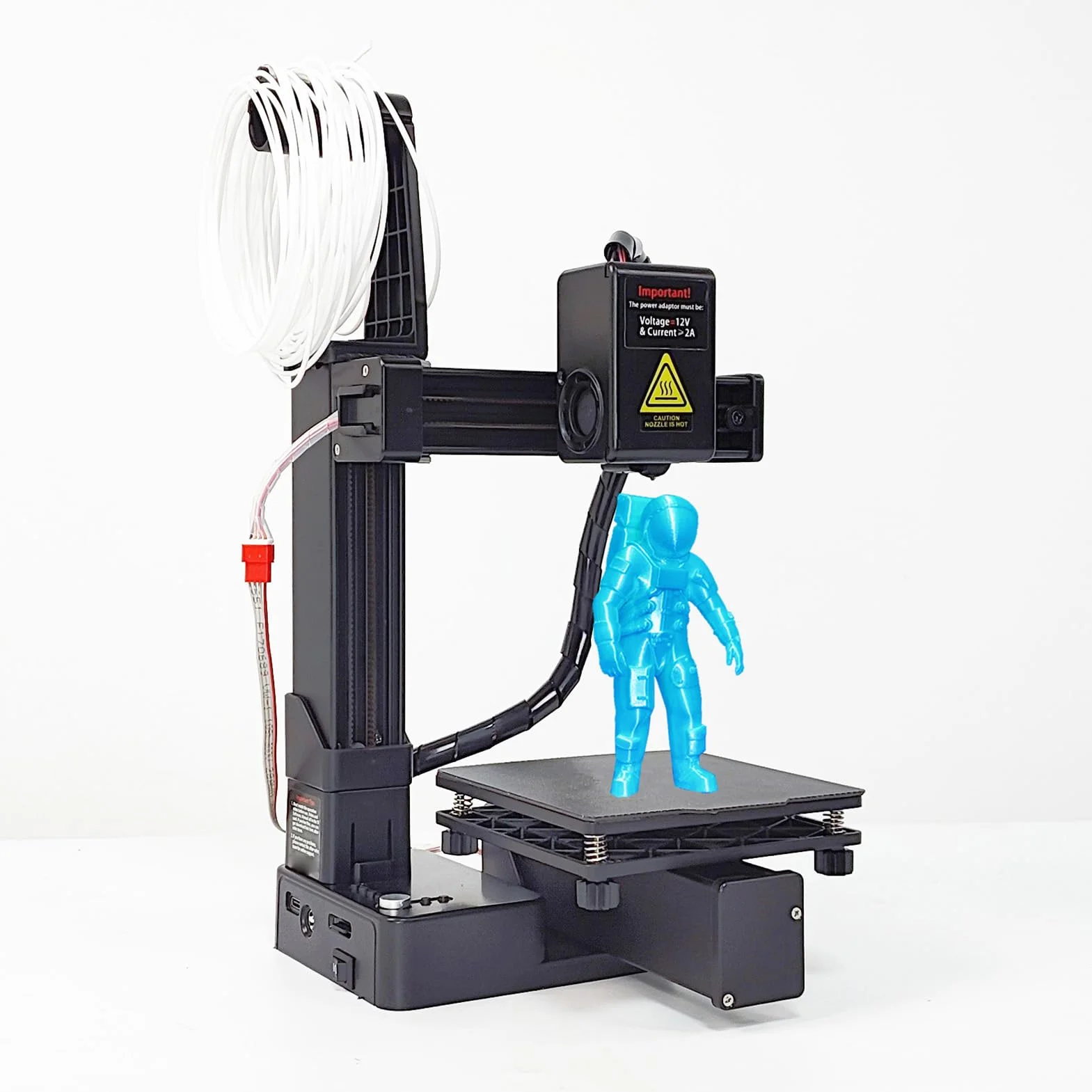 Impresora 3D de alta precisión, 10-40 mm/s, mini máquinas de impresión 3D para principiantes, bricolaje, soporta filamento PLA TPU de 1,75 mm, impresora 3D para principiantes con 1 clic