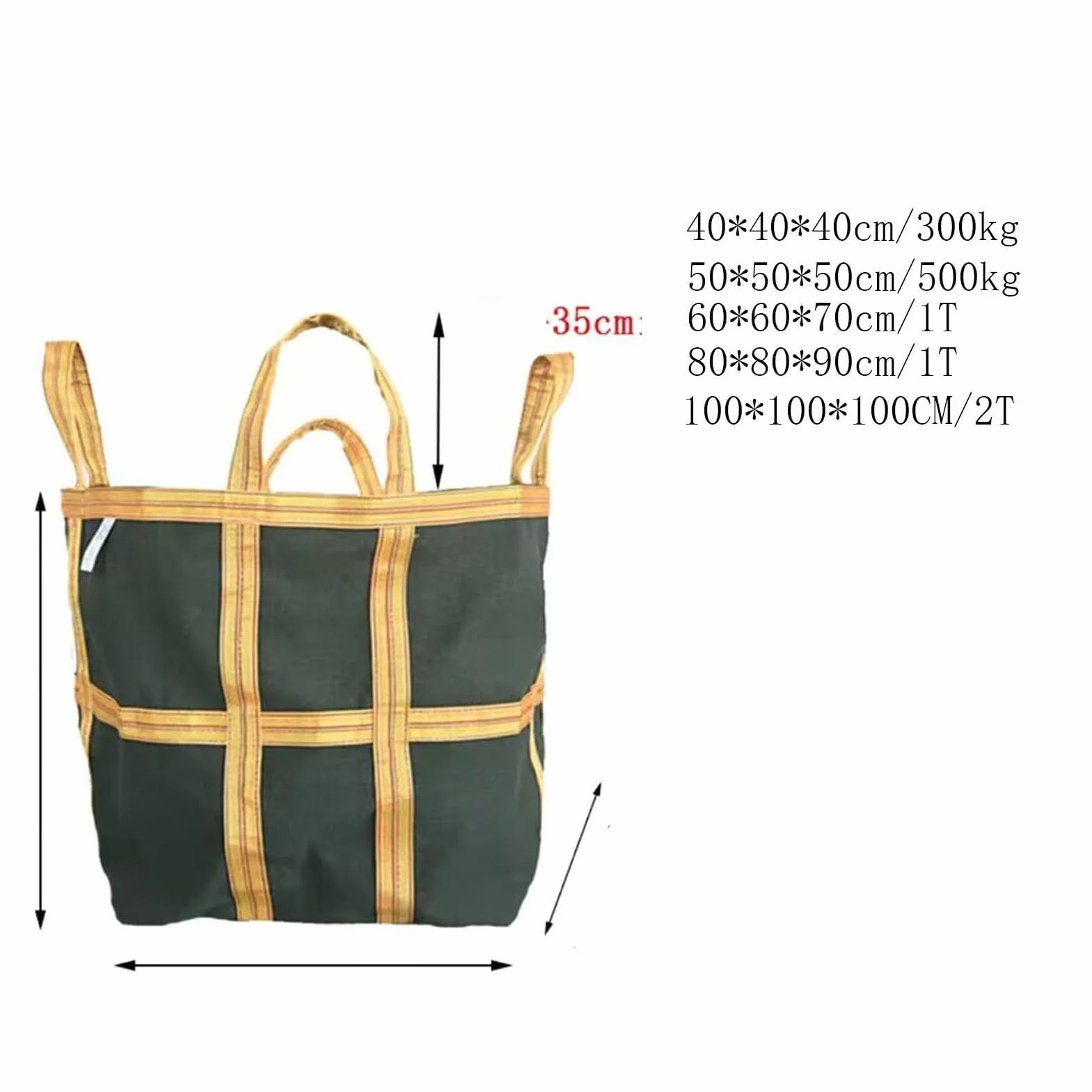 Bolsa De Elevación Duradera - Bolsa De Elevación con Eslinga De Nailon, Red De Elevación Reutilizable para Objetos Pesados, Bolsa De Carga Fuerte Antidesgarro, Bolsa De Elevación(150X150CM)