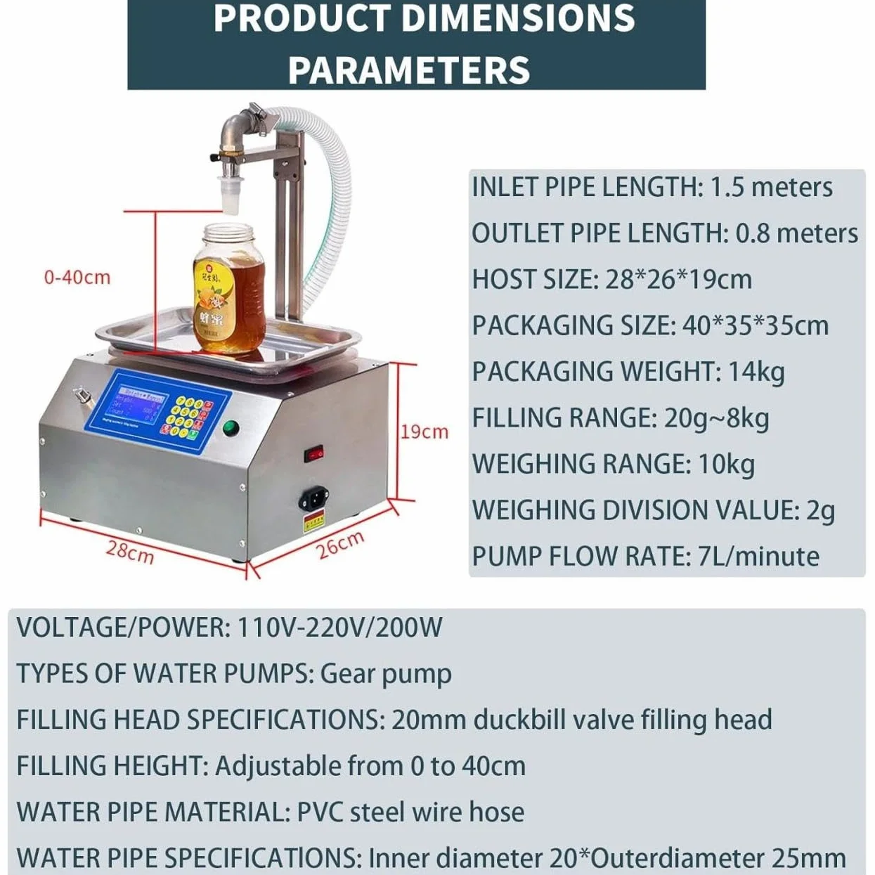 Máquina llenadora automática de Miel, máquina llenadora de líquidos, Micro llenadora de Alta precisión para Aceite lubricante, Mantequilla de maní y líquidos espesos