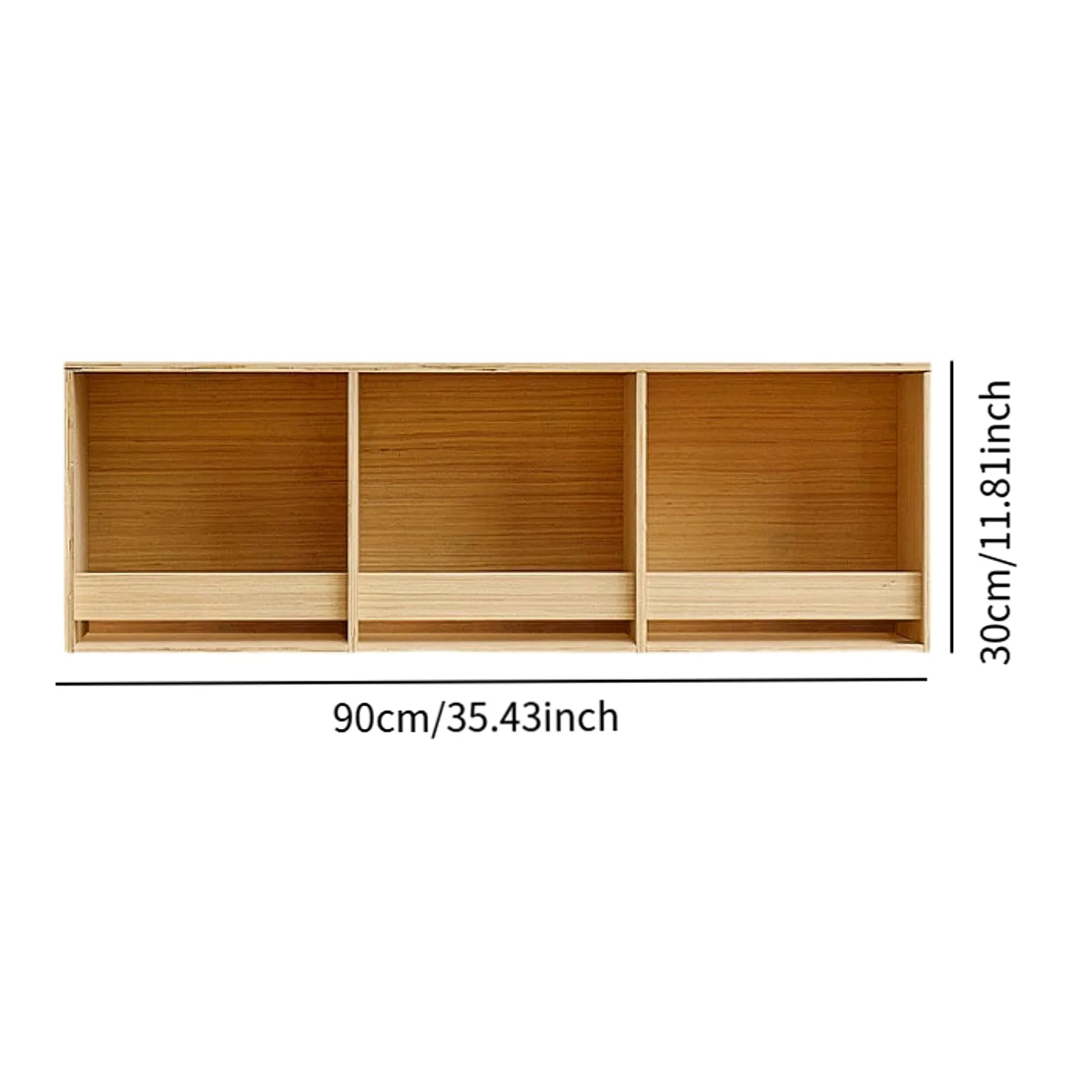 Caja de Cría de Madera para Periquitos, Comedero para Pájaros, Nido de Madera para Palomas, Pinzones, Canarios Y Periquitos, 3 Cuadrículas de 90 Cm X 30 Cm