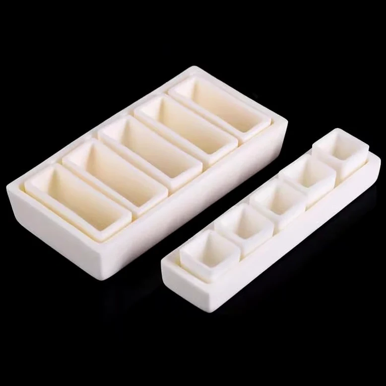 Juego de crisol de alúmina al 99% for uso industrial y de laboratorio: varias especificaciones disponibles, 1 unidad((13)115x65x45mm)