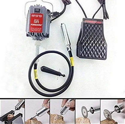 Foredom S-R Molinillo de eje flexible 220V 230W 4mm para joyería