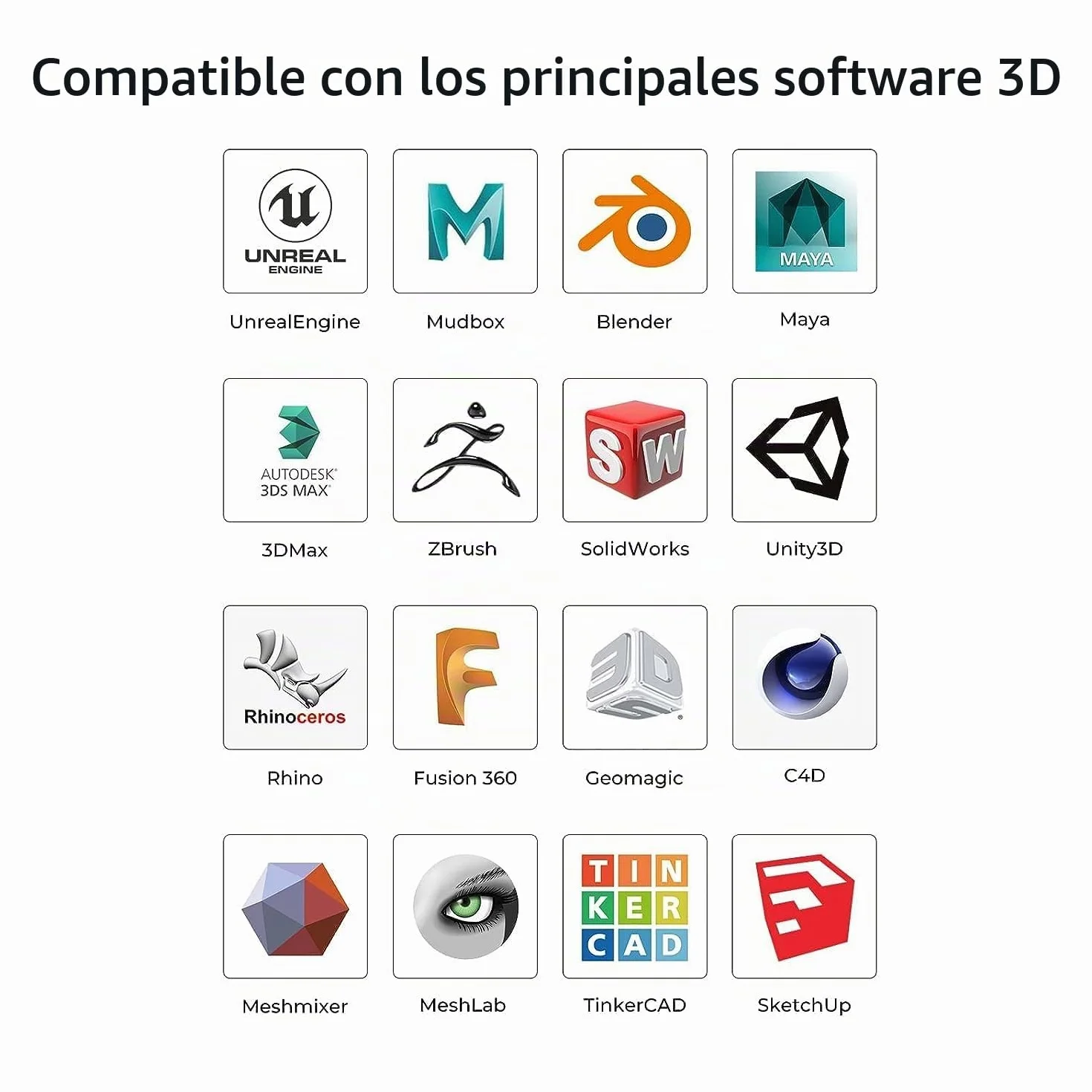 Creality CR-Scan Ferret 3D Scanner, Portátil Escáner 3D para Impresora 3D, Velocidad de escaneo de 30 FPS Precisión de 0,1 mm A Todo Color para teléfono Android PC Win 10/11