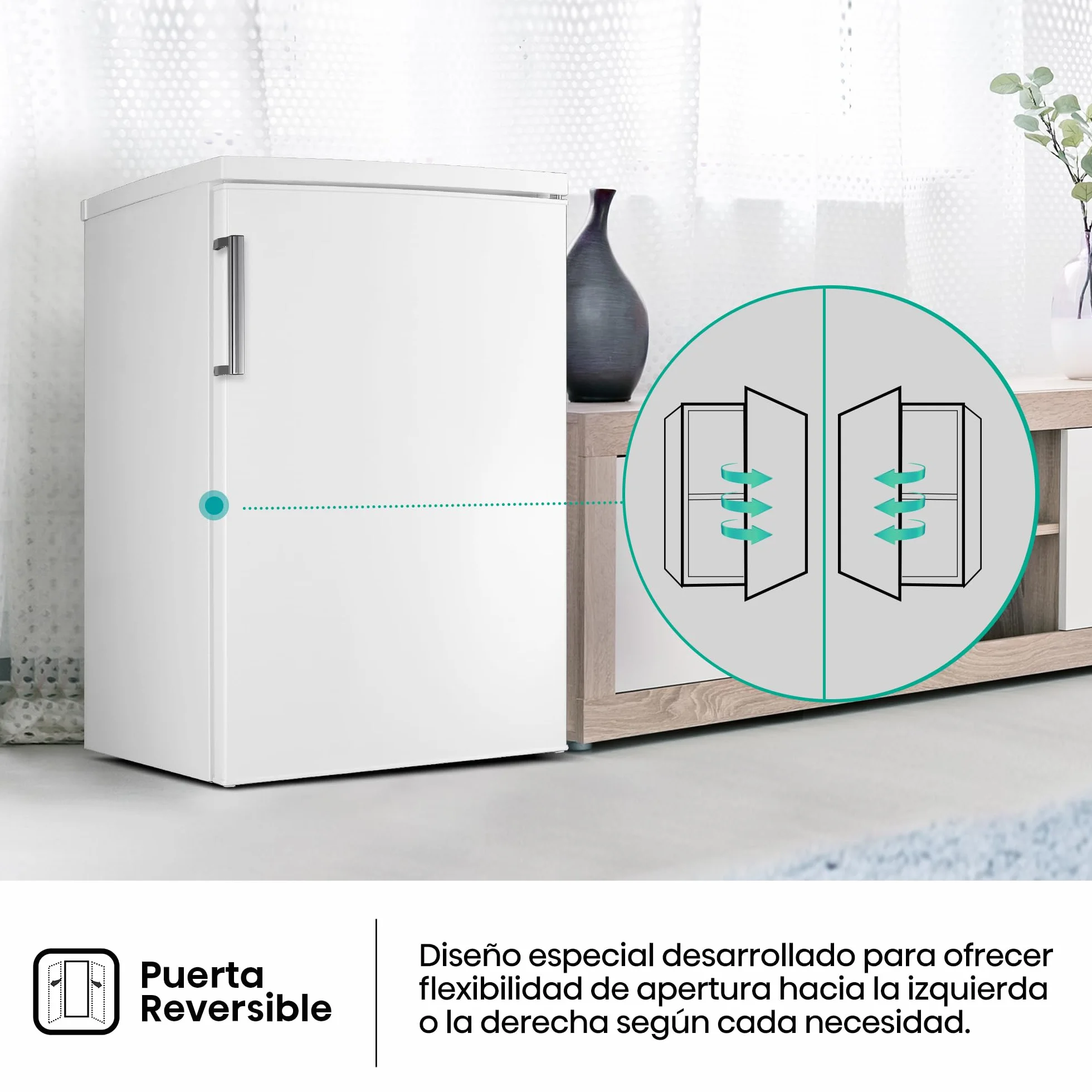 Hisense Frigorífico 1 Puerta Libre Instalación 133L Clase E 84.5x56cm Blanco