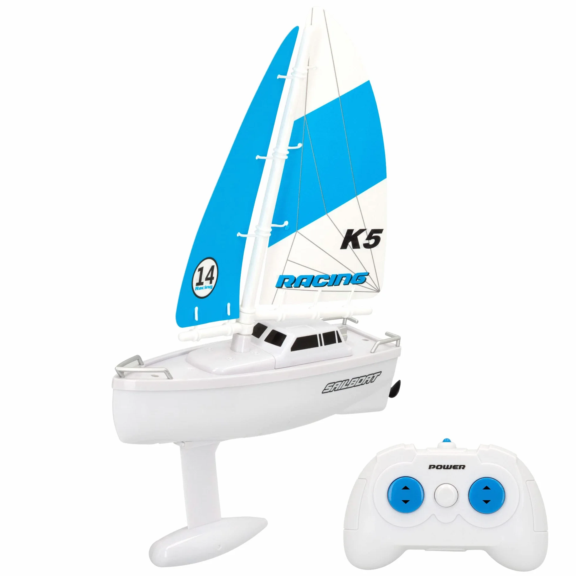 ColorBaby CB Toys Velero teledirigido Barco Control Remoto Juguete 4 Funciones niños 4 años