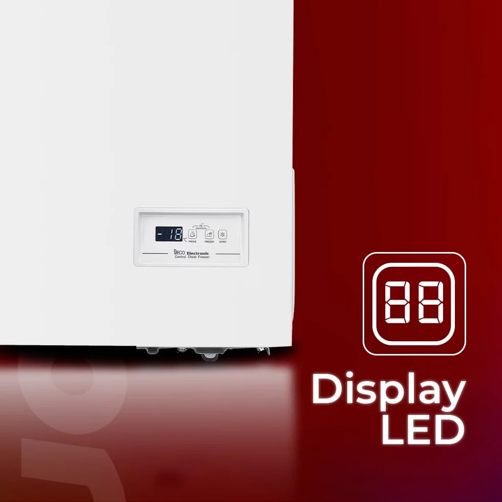 Nilson Congelador Horizontal Blanco NCH1001EDC 98 Litros Dual Cooling 4 Star Super Congelación