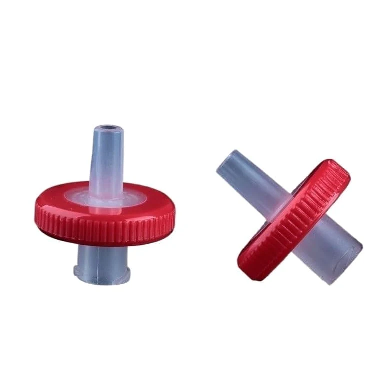 Filtros de jeringa de microporos RC de celulosa regenerada de laboratorio, fabricados con celulosa regenerada 100/PK, diámetro de 13/25 mm. Filtrado de jeringa.(25mm 0.22um)