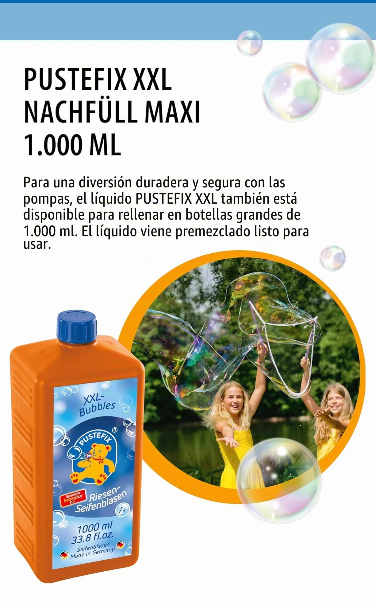PUSTEFIX Burbujas de jabón