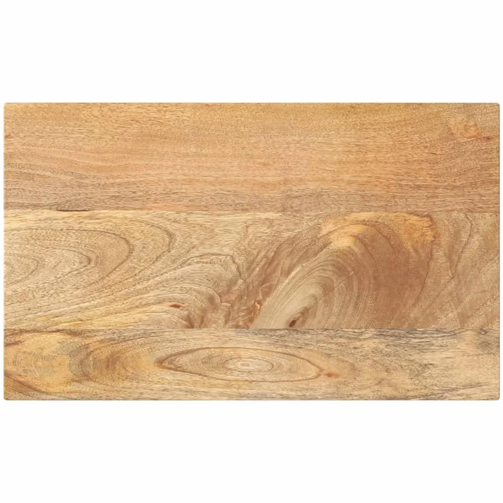 Genérico Tablero de Mesa Rectangular Madera Maciza Mango 50x20x3,8 cm,Tableros para mesas-371486