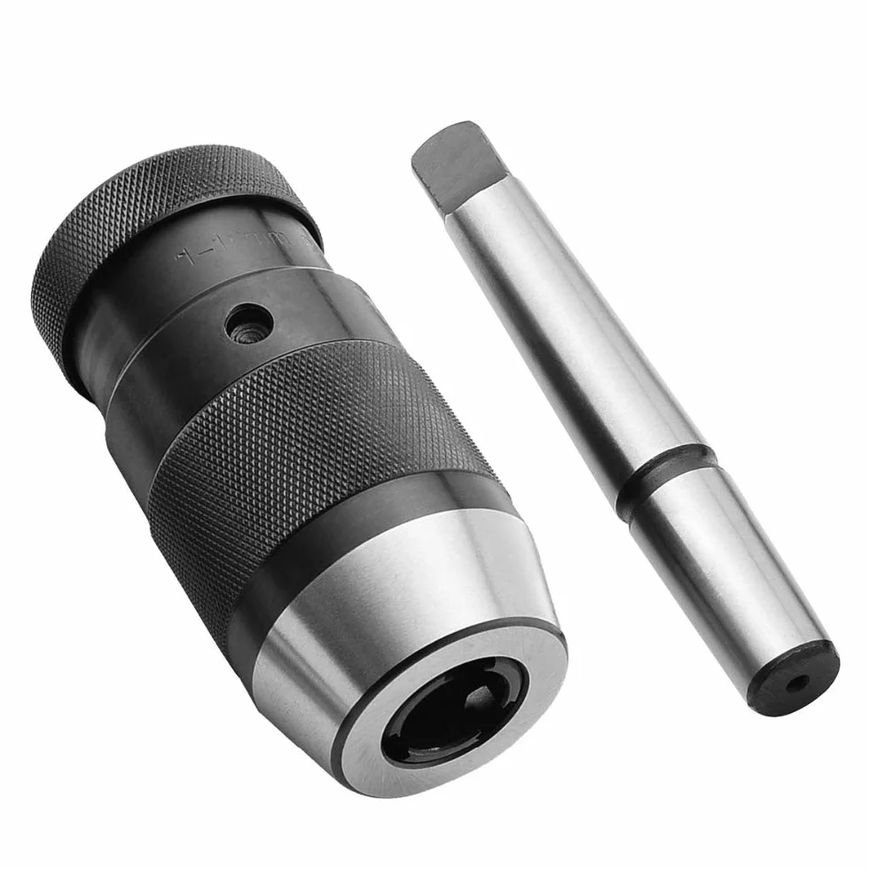 Kedless - Portabrocas de torno sin llave de 5 a 20 mm sin llave para taladro de torno sin llave y mandril MK3 para torno CNC/fresado, prensa de taladro