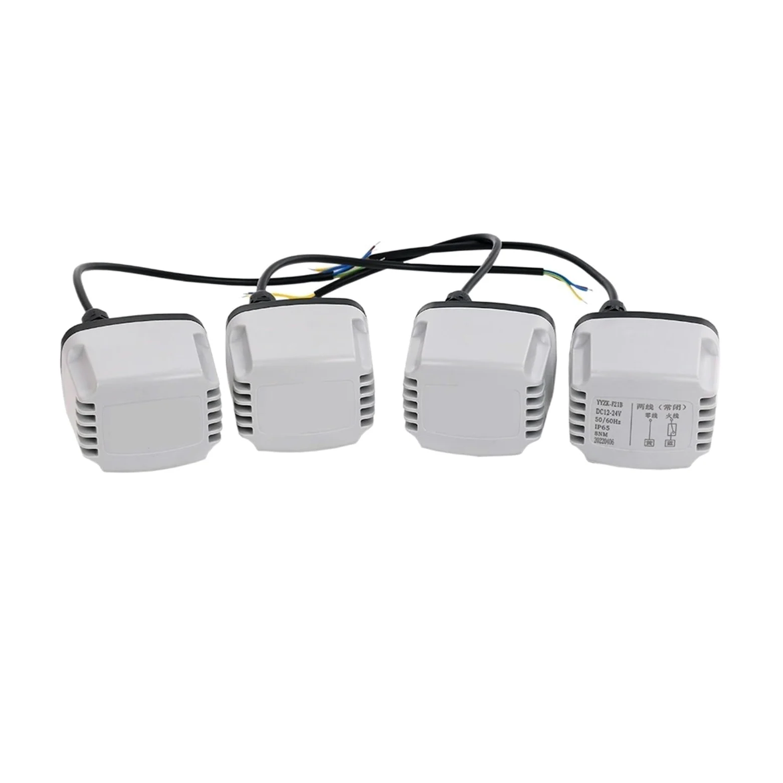 Válvula de bola Válvula de bola motorizada a prueba de agua, válvula de bola eléctrica de latón de 3 cables y 2 controles, Motor de Metal de gran torsión for medio de agua, Gas y aceite(DN32,24V)