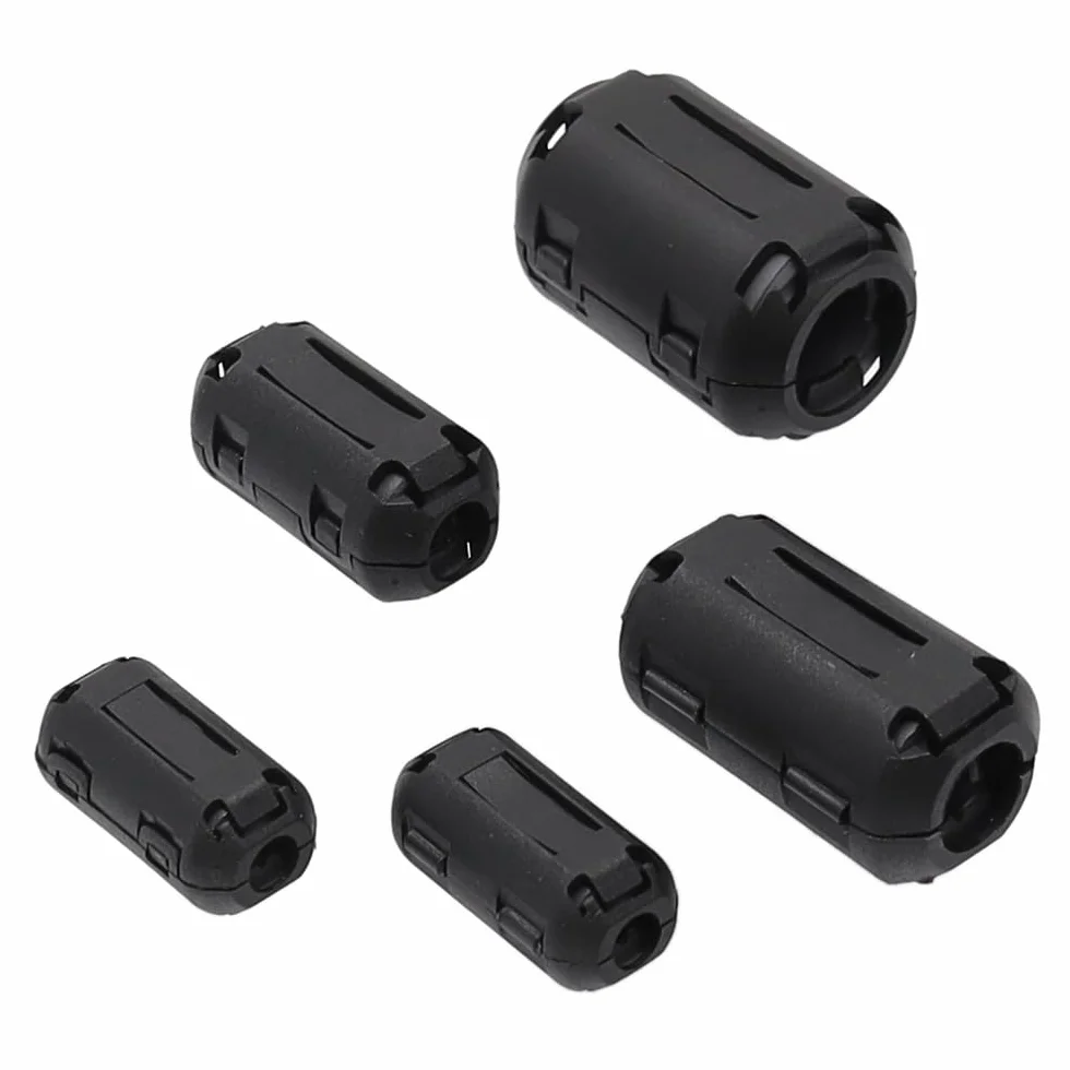 Núcleo de Ferrita Plegable Negro 40 Piezas para Cables de 3.5-13mm