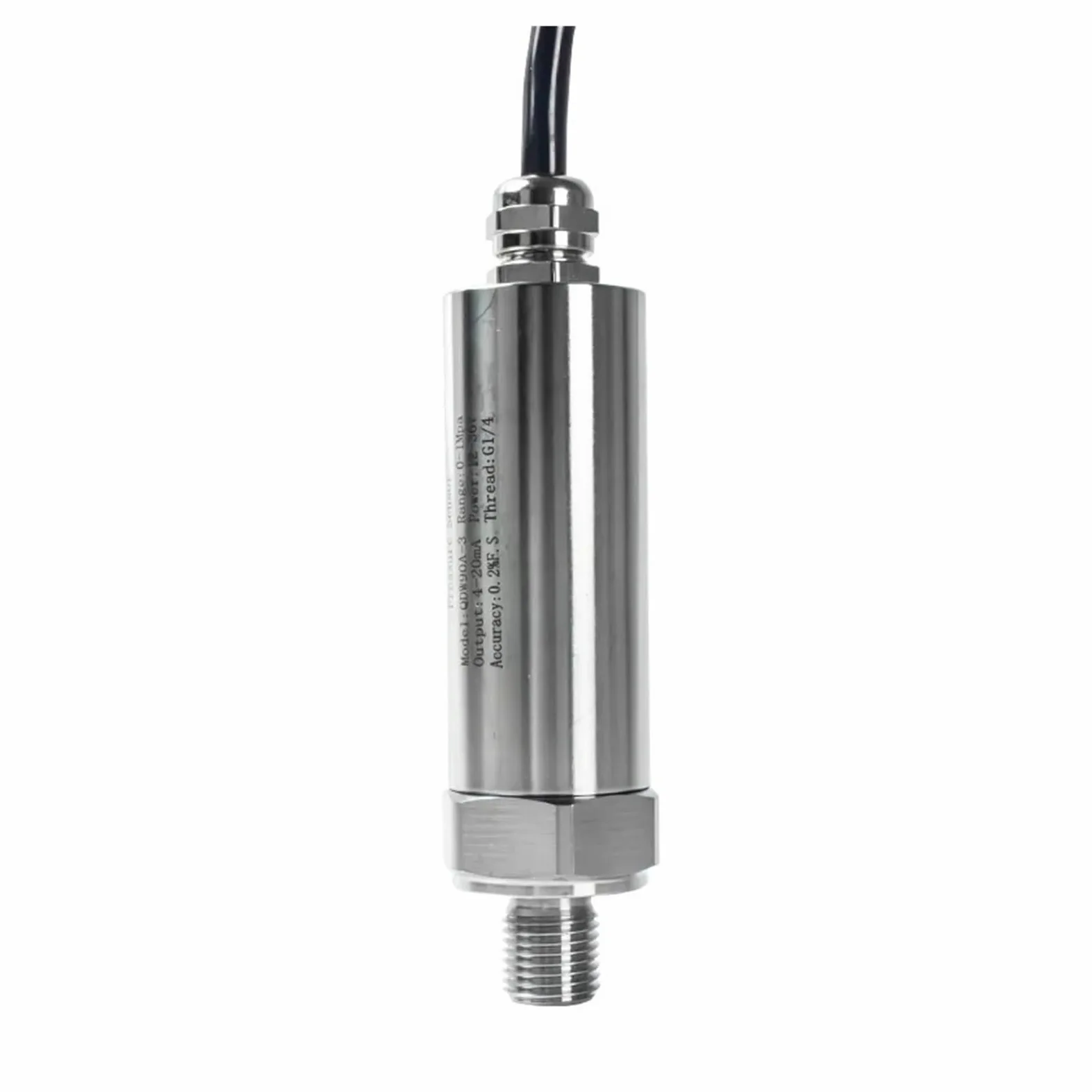 Convertidor de Sensor de transmisor de presión a prueba de agua, Cable de Sensor absoluto de salida rs485 de 4-20mA(0-10V output,0-50bar)