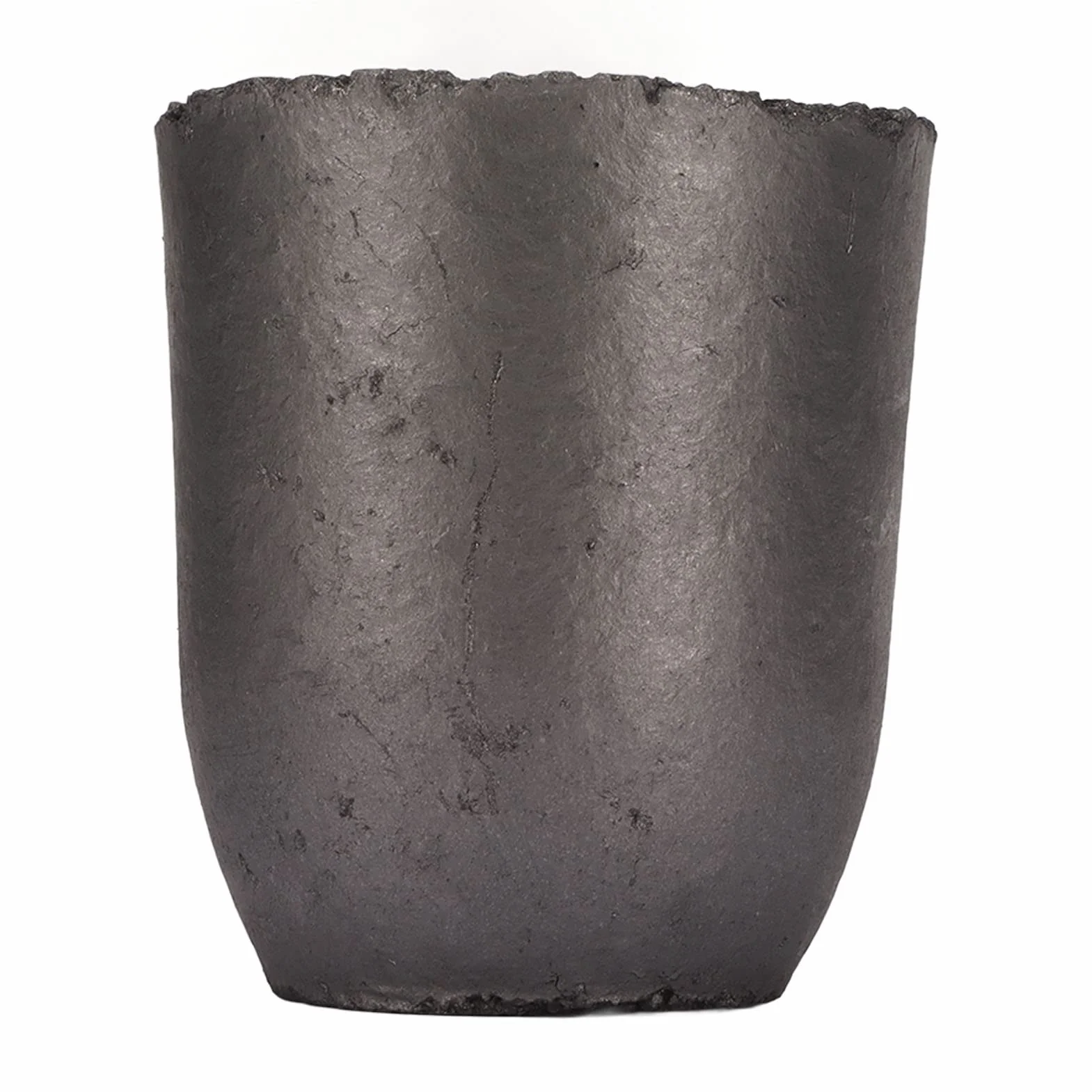 Vaso de fundición de crisol de grafito de grafito de carburo de silicio de alta pureza, duradero, fuerte estabilidad, alta densidad para fundir aluminio, oro, plata, cobre