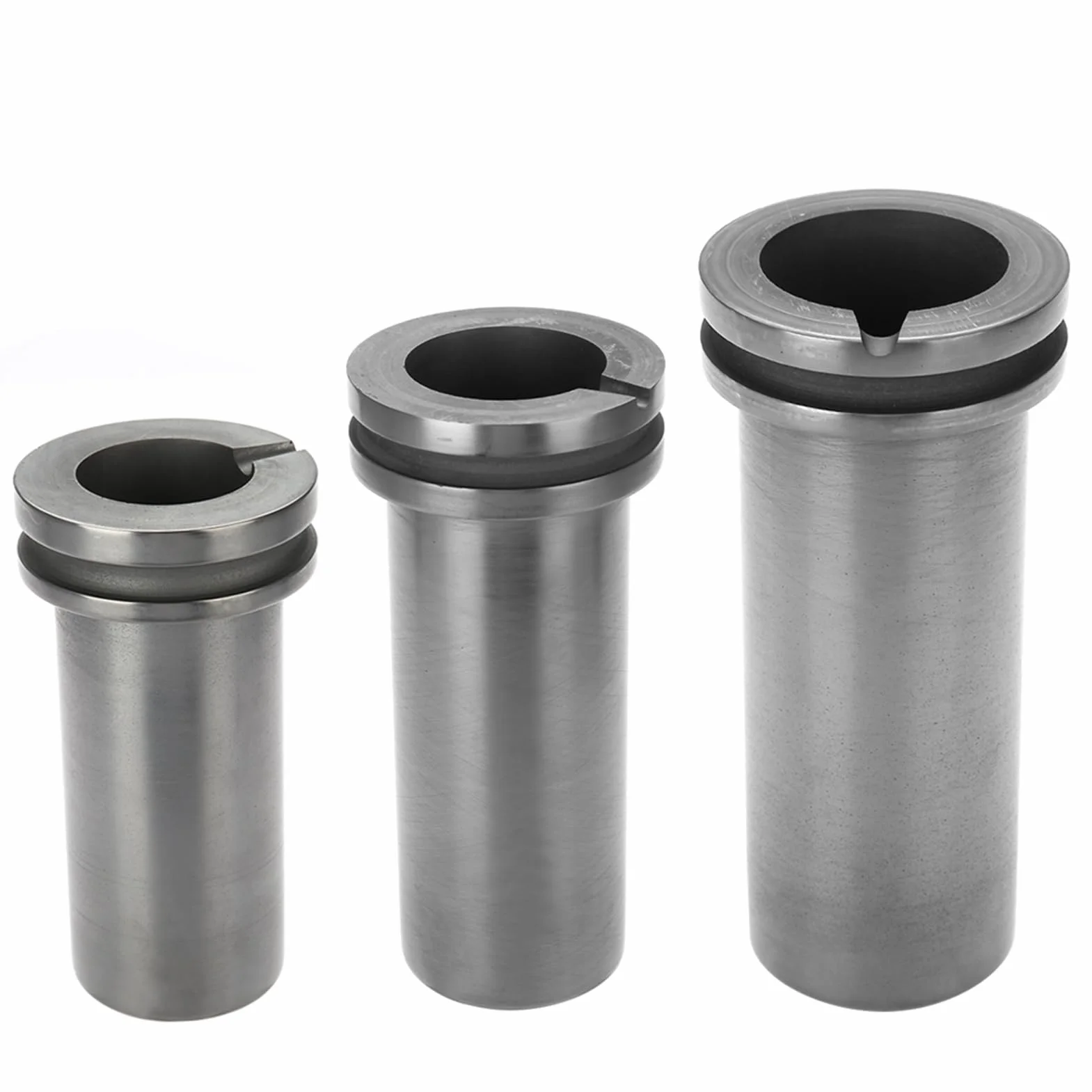 Crisol de grafito de alta pureza molde lingote 3 kg para joyería fundición aluminio latón
