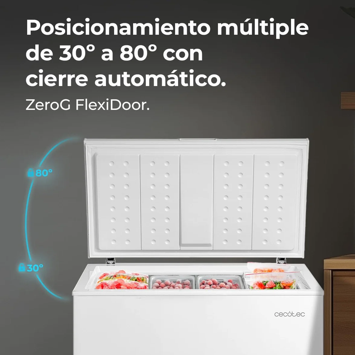 Cecotec Bolero CoolMarket Chest 198P Congelador Horizontal 198L Biały