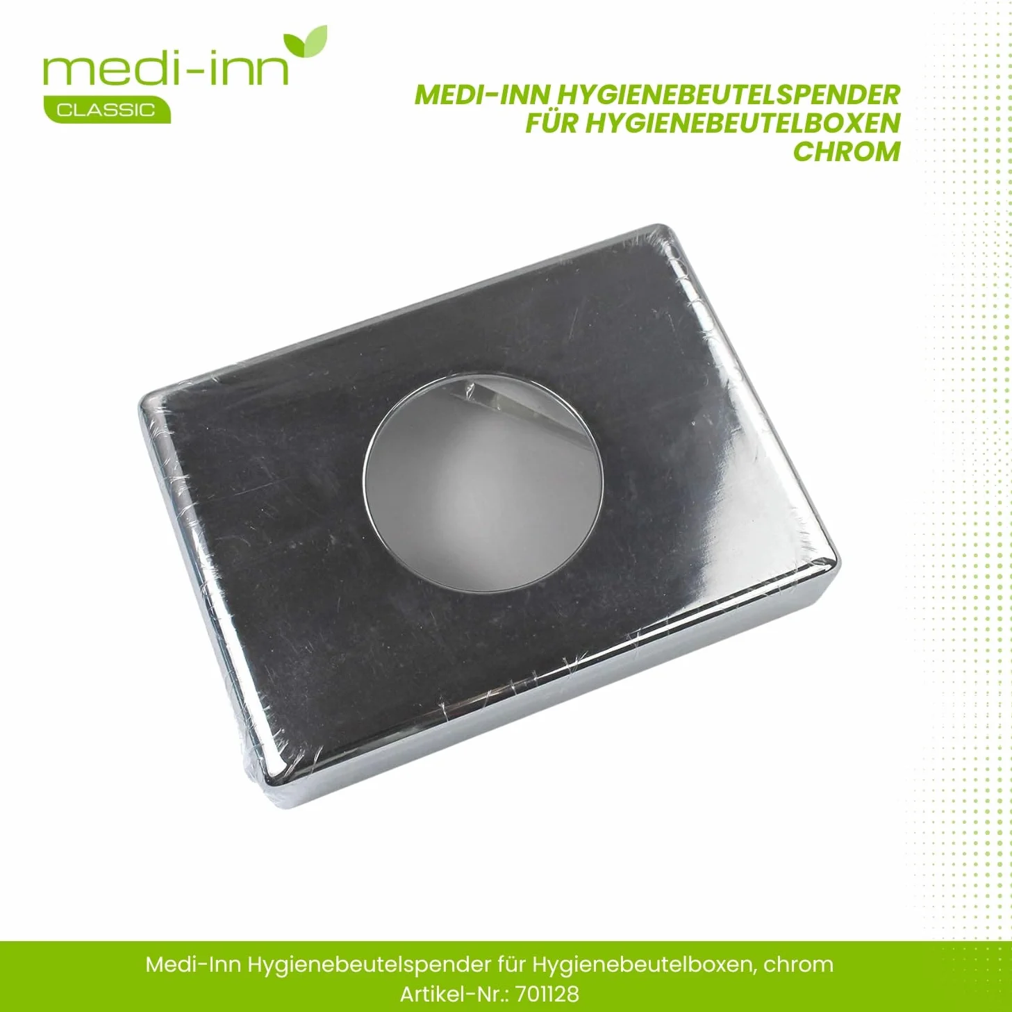 Medi Inn Hygienebeutelbox Soporte 1 Pieza Cromo