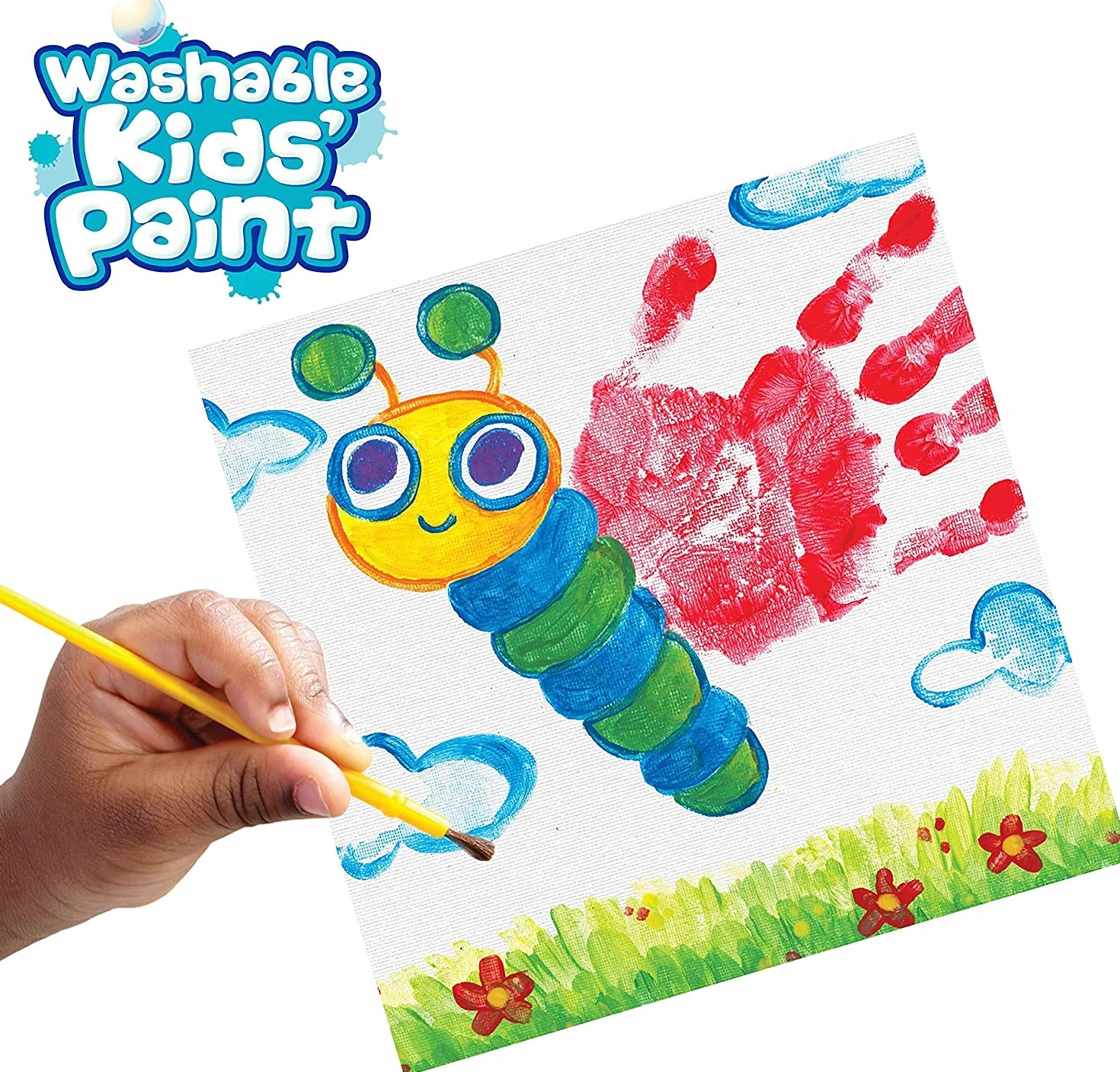 Crayola 5 Pinceles Varios Tamaños Cerdas Suaves para Proyectos Creativos Escuela Ocio Multicolor