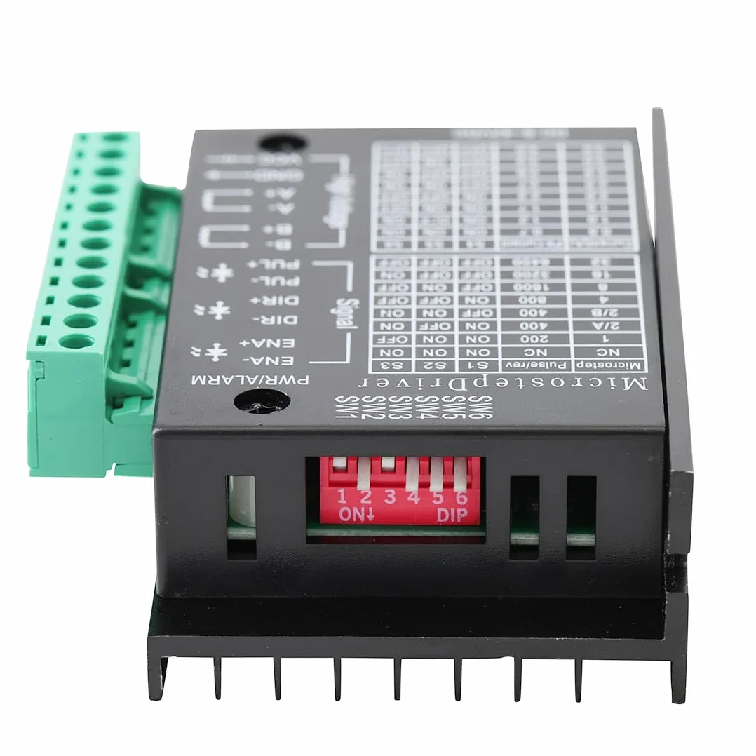 TB6600 Controlador de Motor Paso a Paso 4.0A 9-42V Driver CNC 32 Segmentos para Motor Nema 17/23/34 42/57 e Impresora 3D (Paquete de 2)