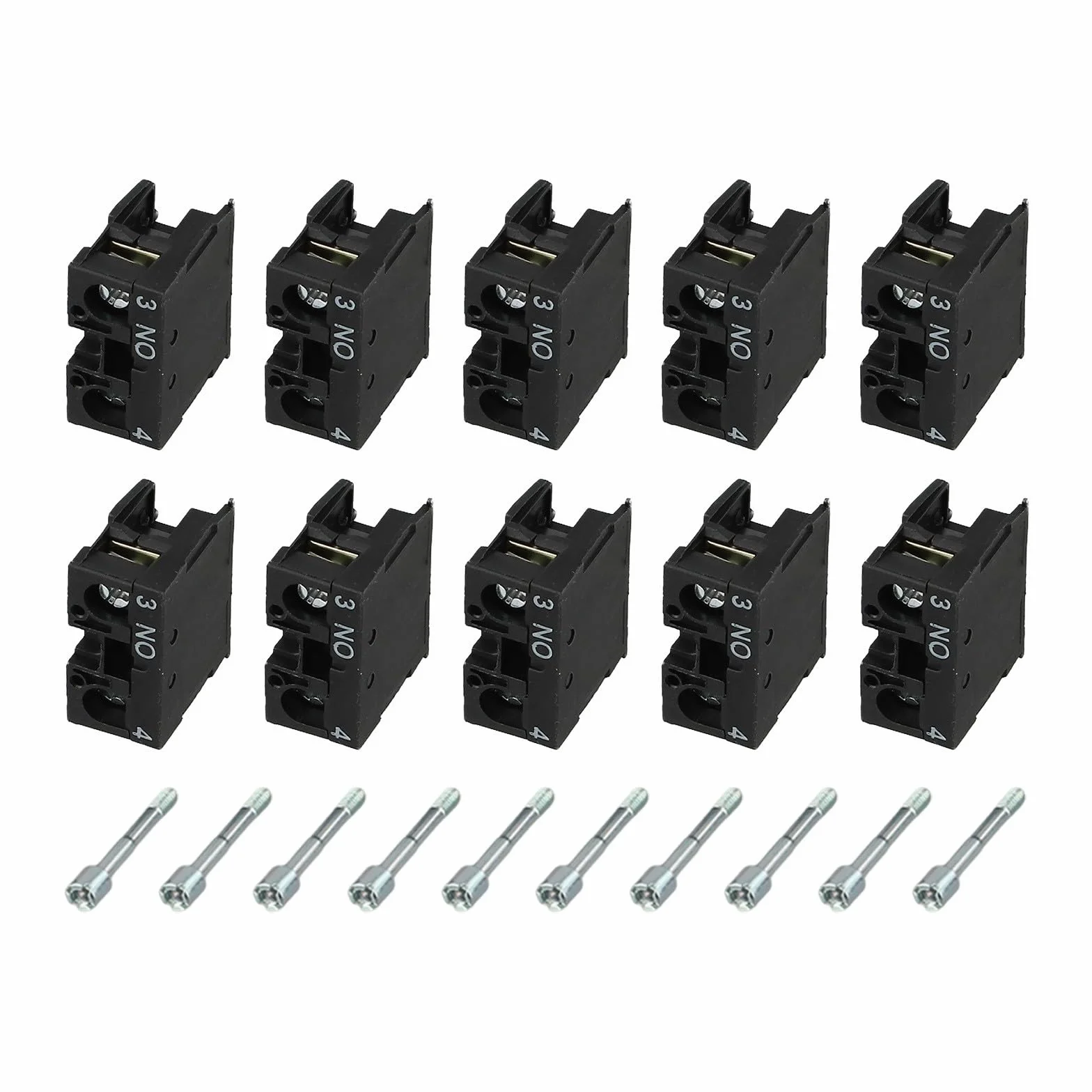 ZB2-BE101C ZB2-BE102C Bloque de Contacto Interruptor 10A 600V, 10 Piezas