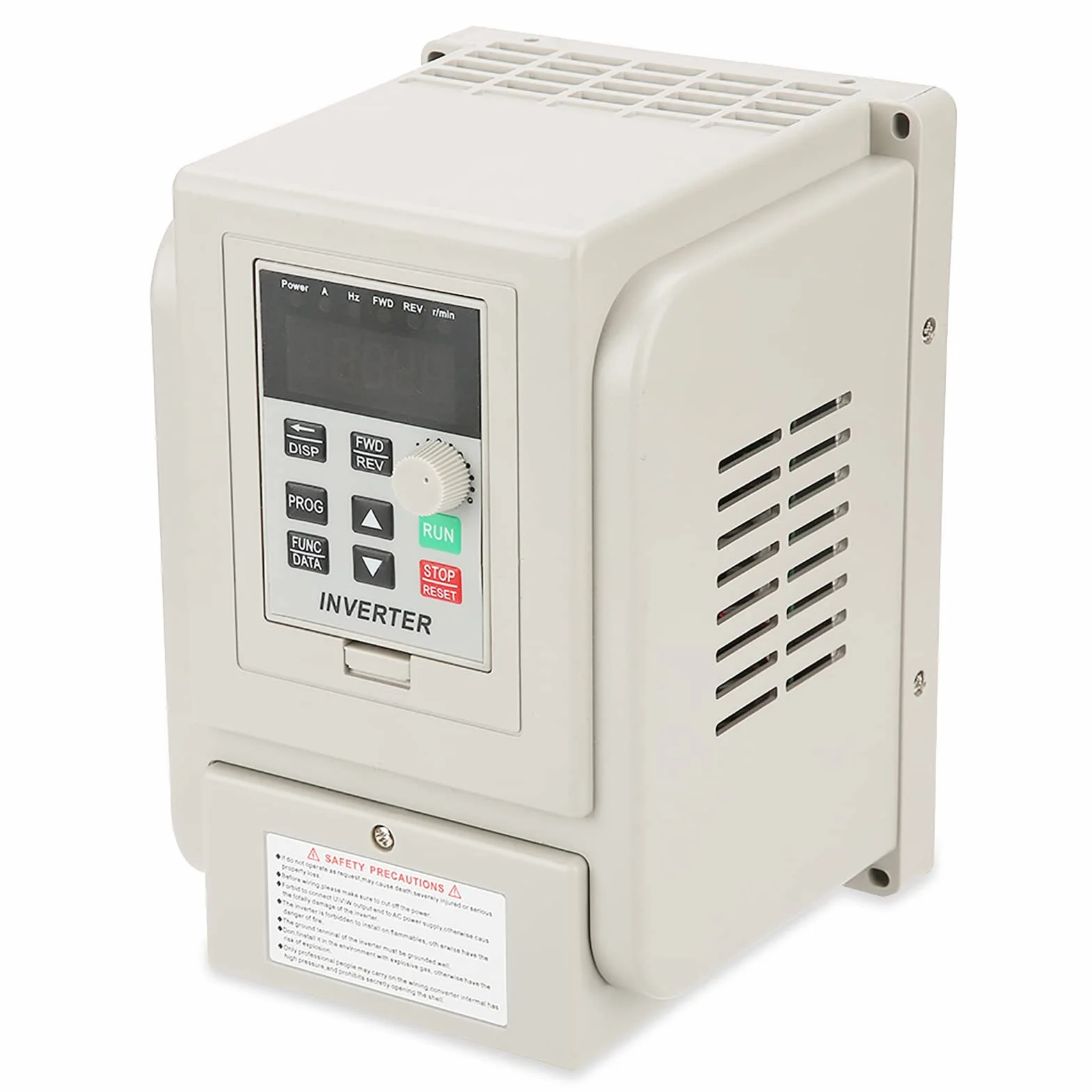Convertidor de frecuencia VFD, variador de frecuencia de CA monofásico de 220 V CA Inversor VFD para Motor trifásico de 4 kW de CA con Control PWM, Buen Rendimiento Anti-Disparo