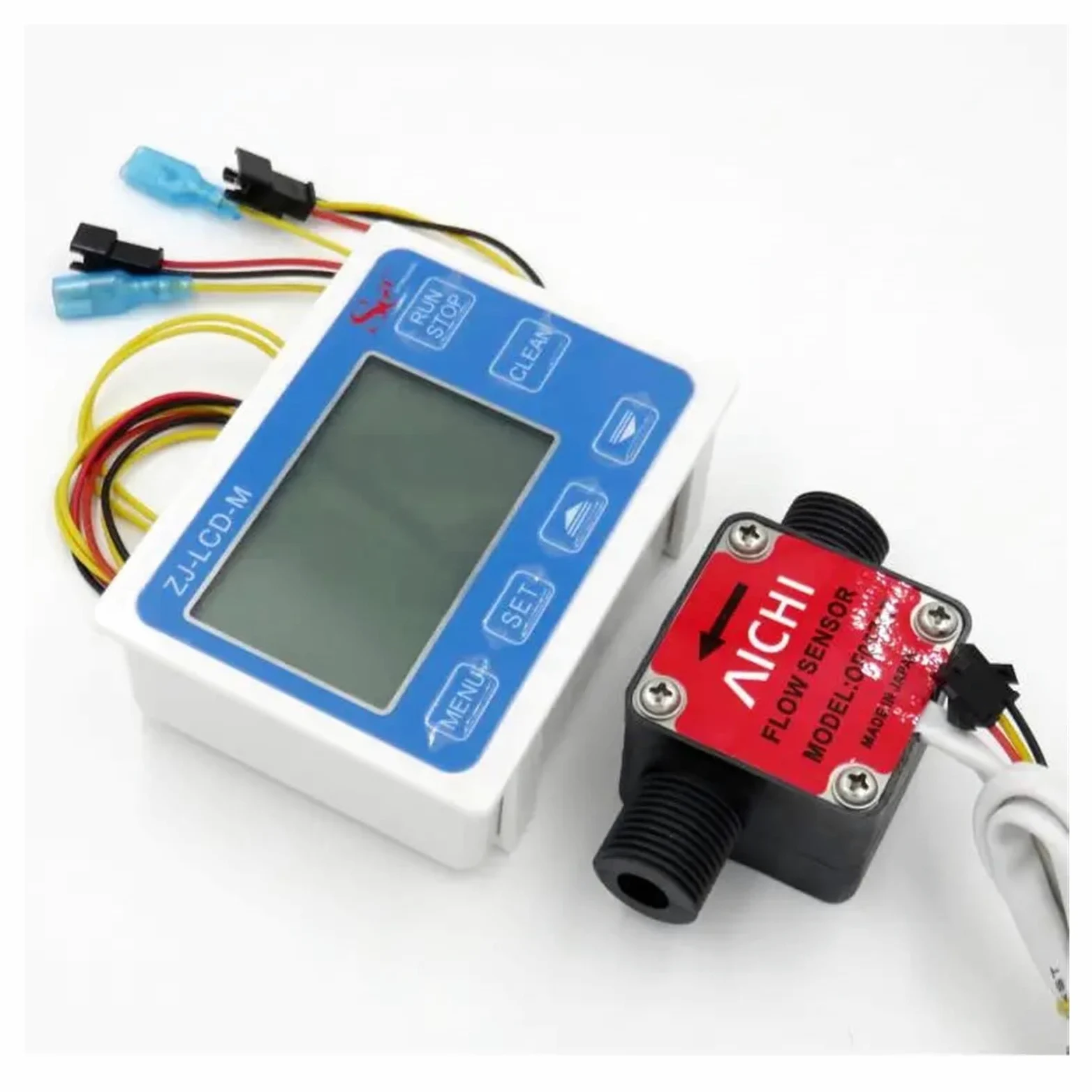 Medidor de flujo de agua Pantalla Digital G1/2, Sensor De Flujo De Aceite Y Combustible Líquido, Medidor De Líquido Y Aceite De Agua, Medidor De Flujo, Controlador Cuantitativo Totameter