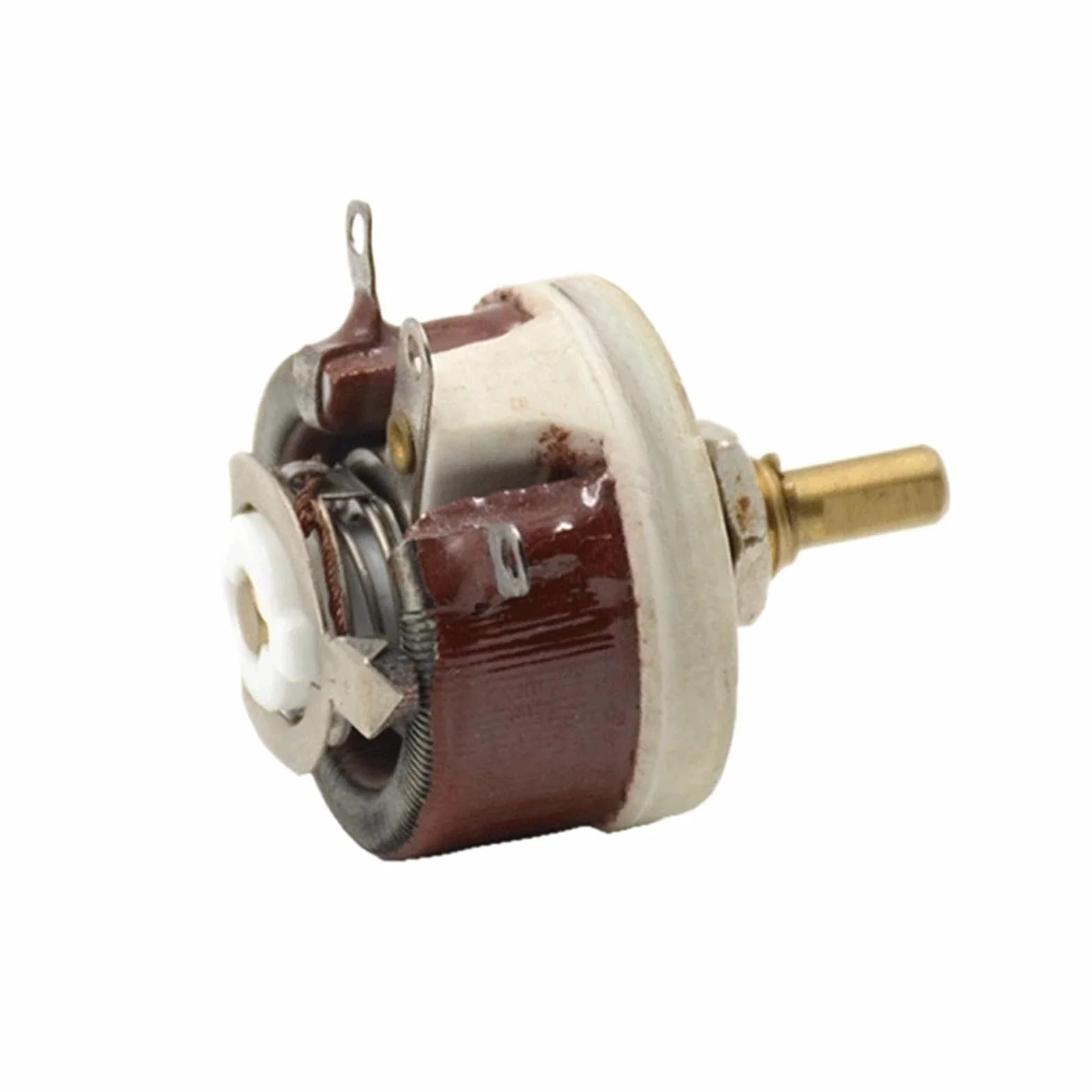 MUHM Reóstato de Alta Potencia de 25W 50W 100W BC1, Resistencia enrollada de Alambre Variable giratoria, Forma de Disco, Resistencia Ajustable (Size : MAX R-25 Ohm, Color : MAX Power 100W)