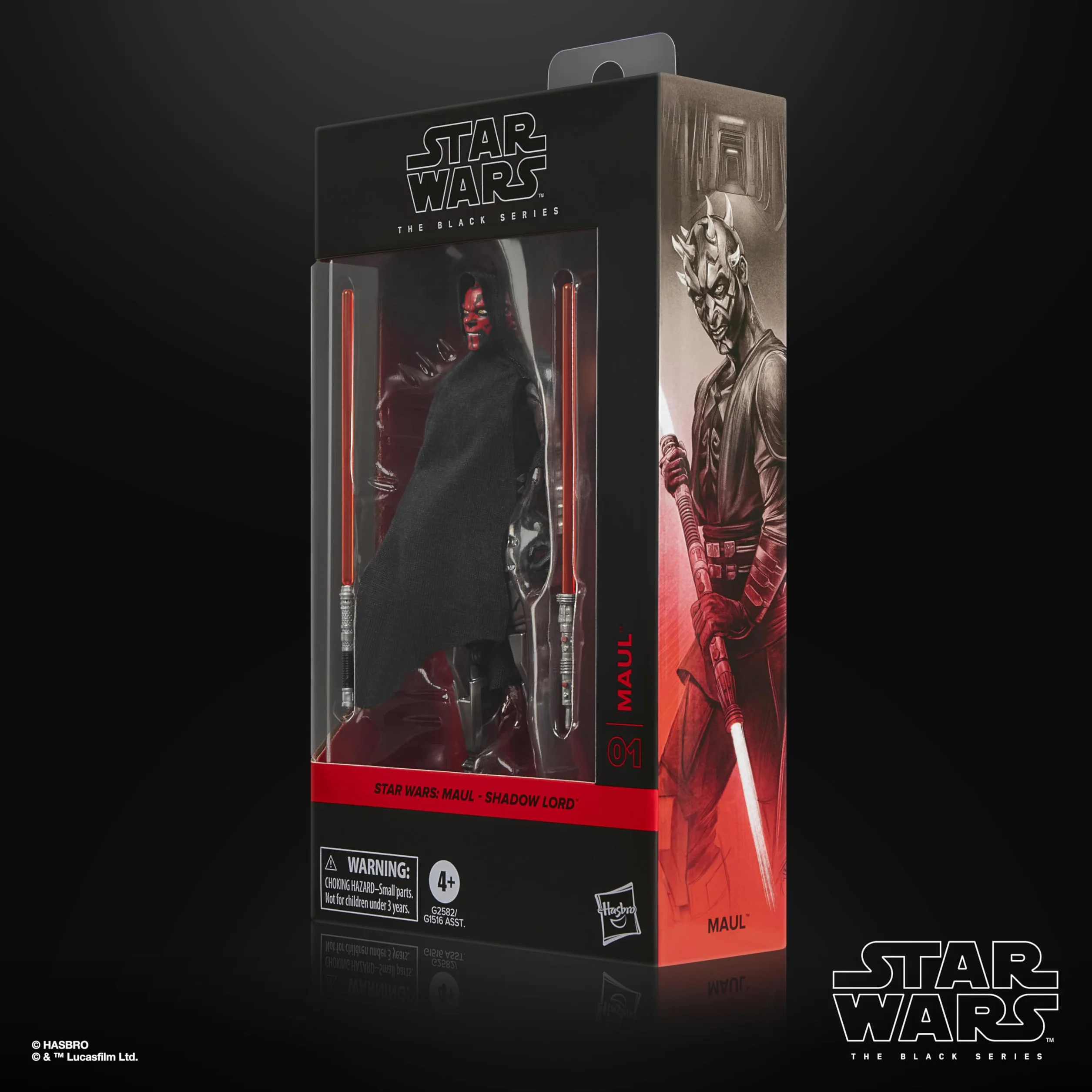 Star Wars The Black Series Maul Shadow Lord Figura de acción Premium 15 cm