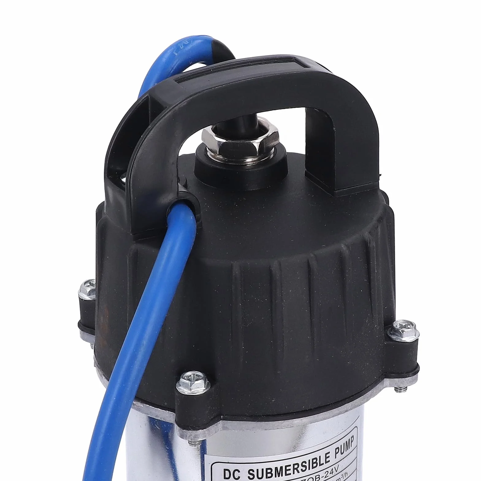 Bomba sumergible de agua solar sumergible de 24 V CC, 220 W, alta carrera, 8 m, gran bomba de pozo profundo para granja, bomba de agua de bajo consumo para exteriores
