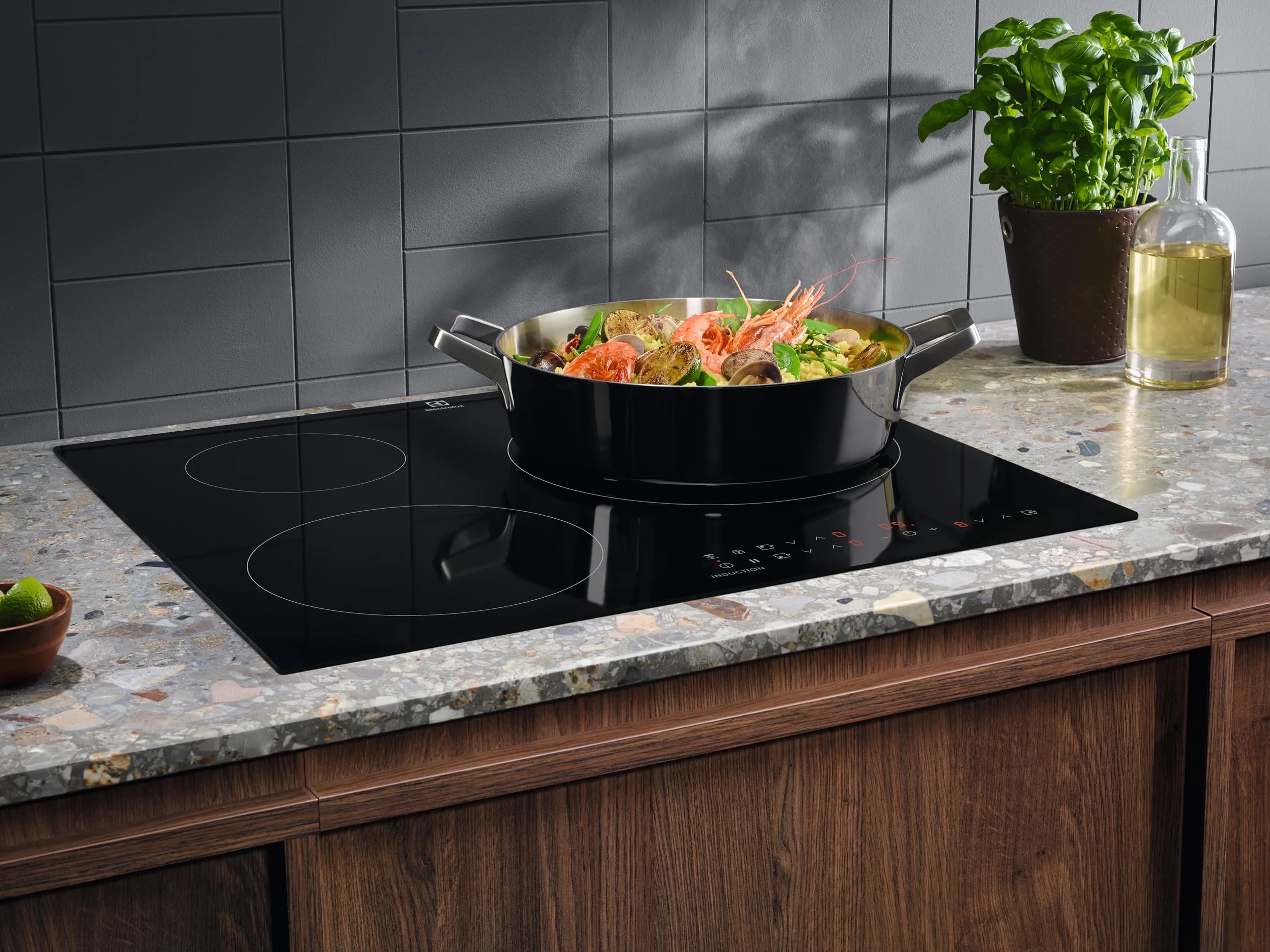 Electrolux LIT60336 Placa inducción biselada extraplana 3 zonas 60 cm negro