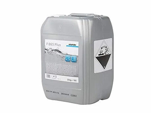 Winterhalter F865Plus - Bidón limpiador para aluminio, 18 kg, 25 (UN 1719 CAUSTIC ALKALI LIQUID, N.O.S, 8, II, cantidad no superior a los límites de exención prescritos al 1.1.3.6)