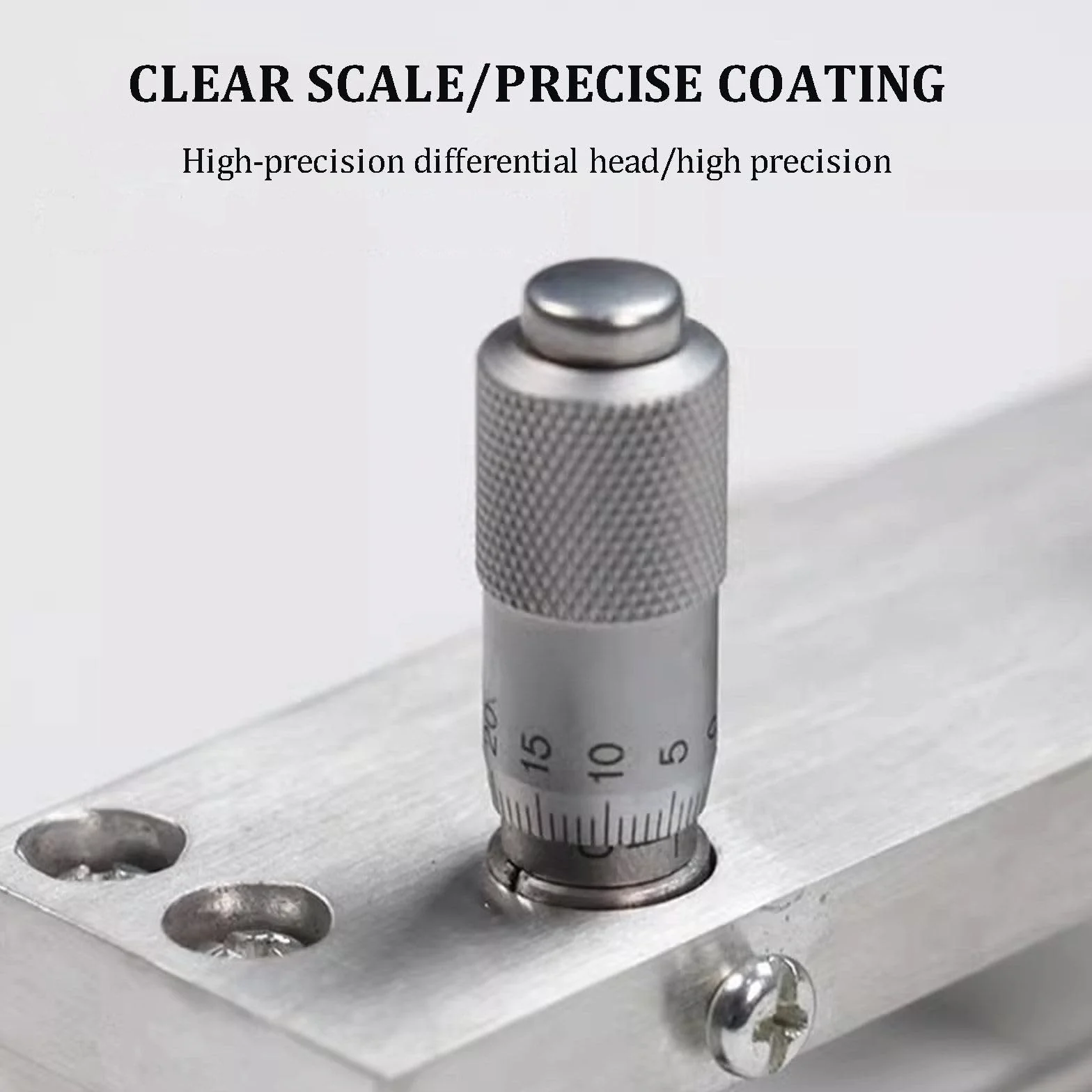 Aplicador de película micrométrica ajustable, herramienta de revestimiento de laboratorio de película húmeda de 0 a 3500 μm, ajustador de revestimiento preciso de 50 mm