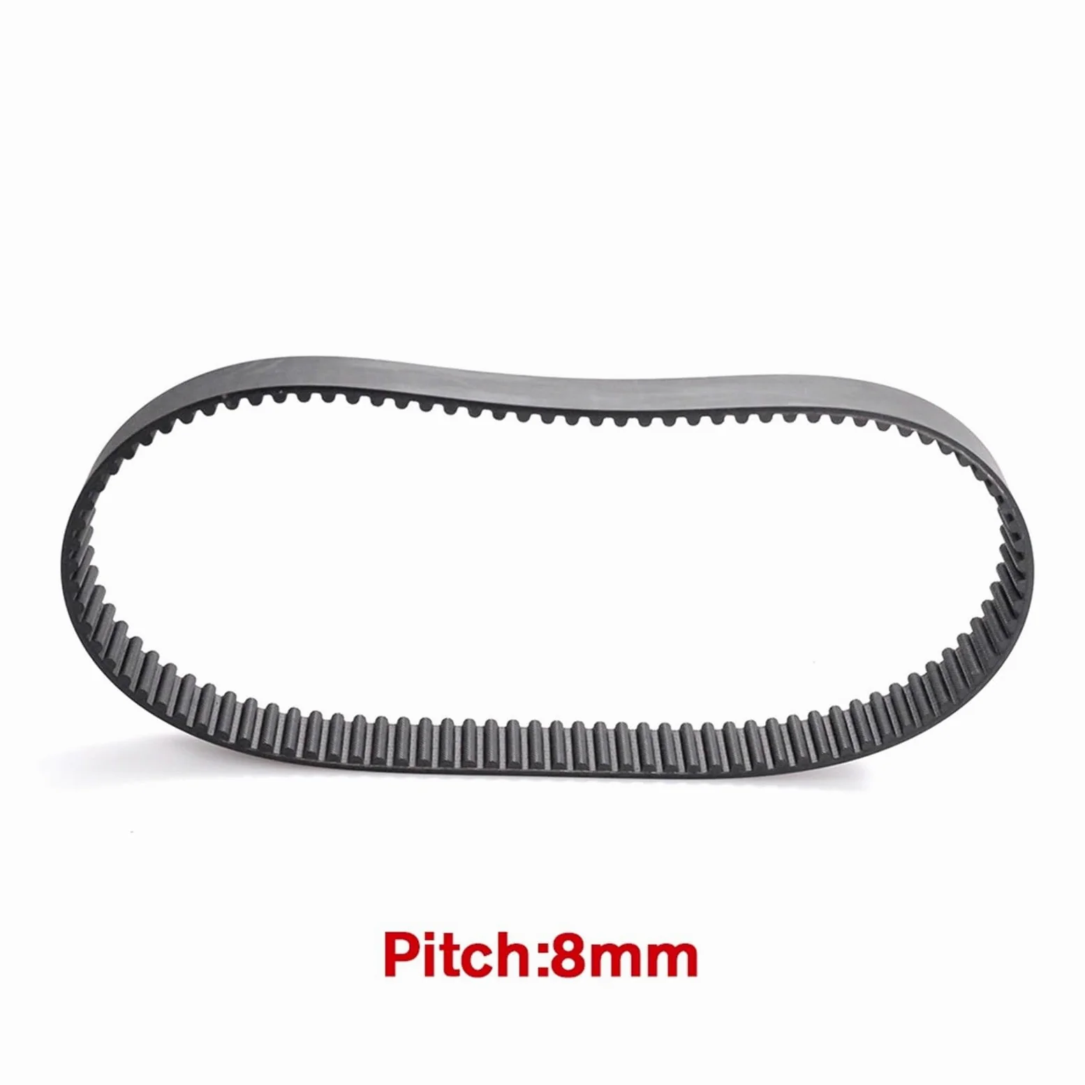 DAVBIR Correa síncrona de Goma HTD8M 856 864 872 880 888 Paso = 8mm, Correa de transmisión Industrial con Dientes de Arco, Ancho de Correa Dentada 20/30/40mm Perfection (Size : 8M 888(Teeth 111), Co